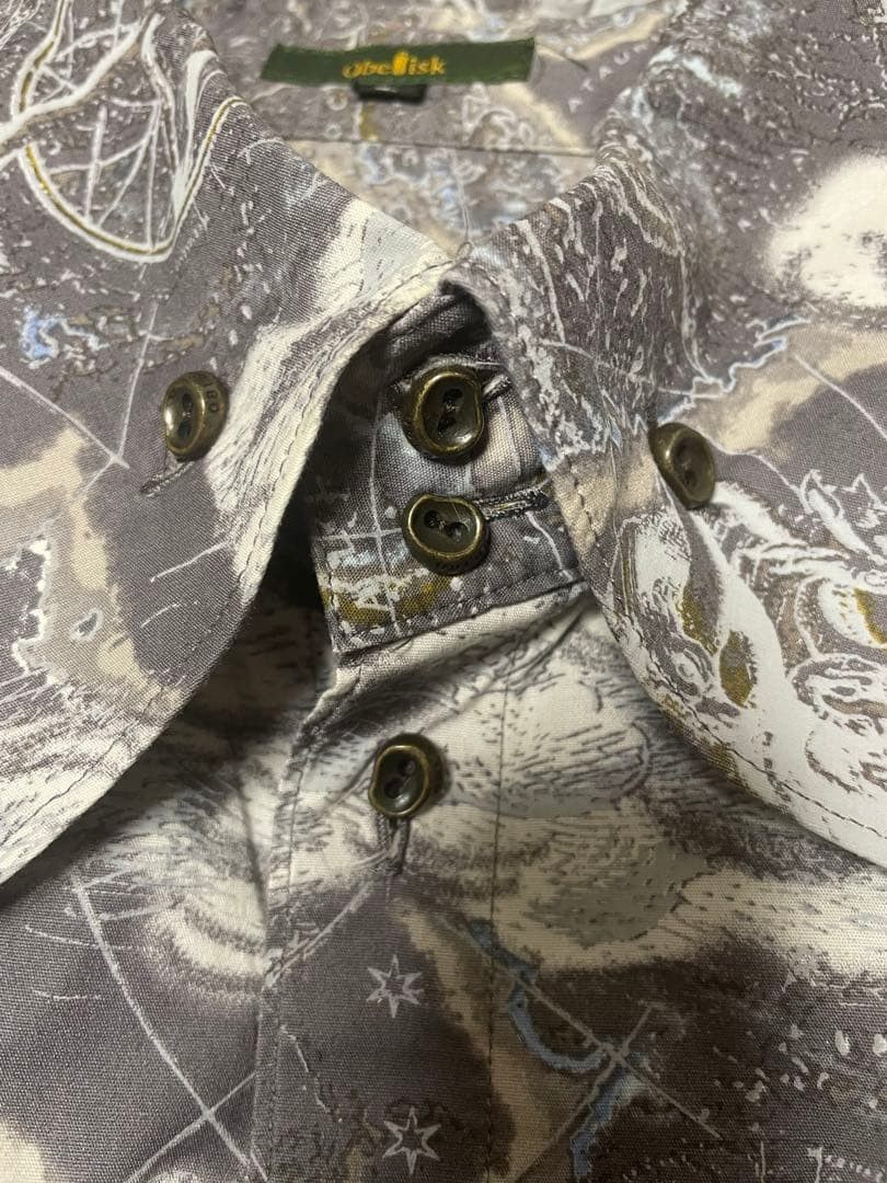 Obelisk Obelisk button-down shirt custom buttons L size Size US L / EU 52-54 / 3 - 5 Thumbnail