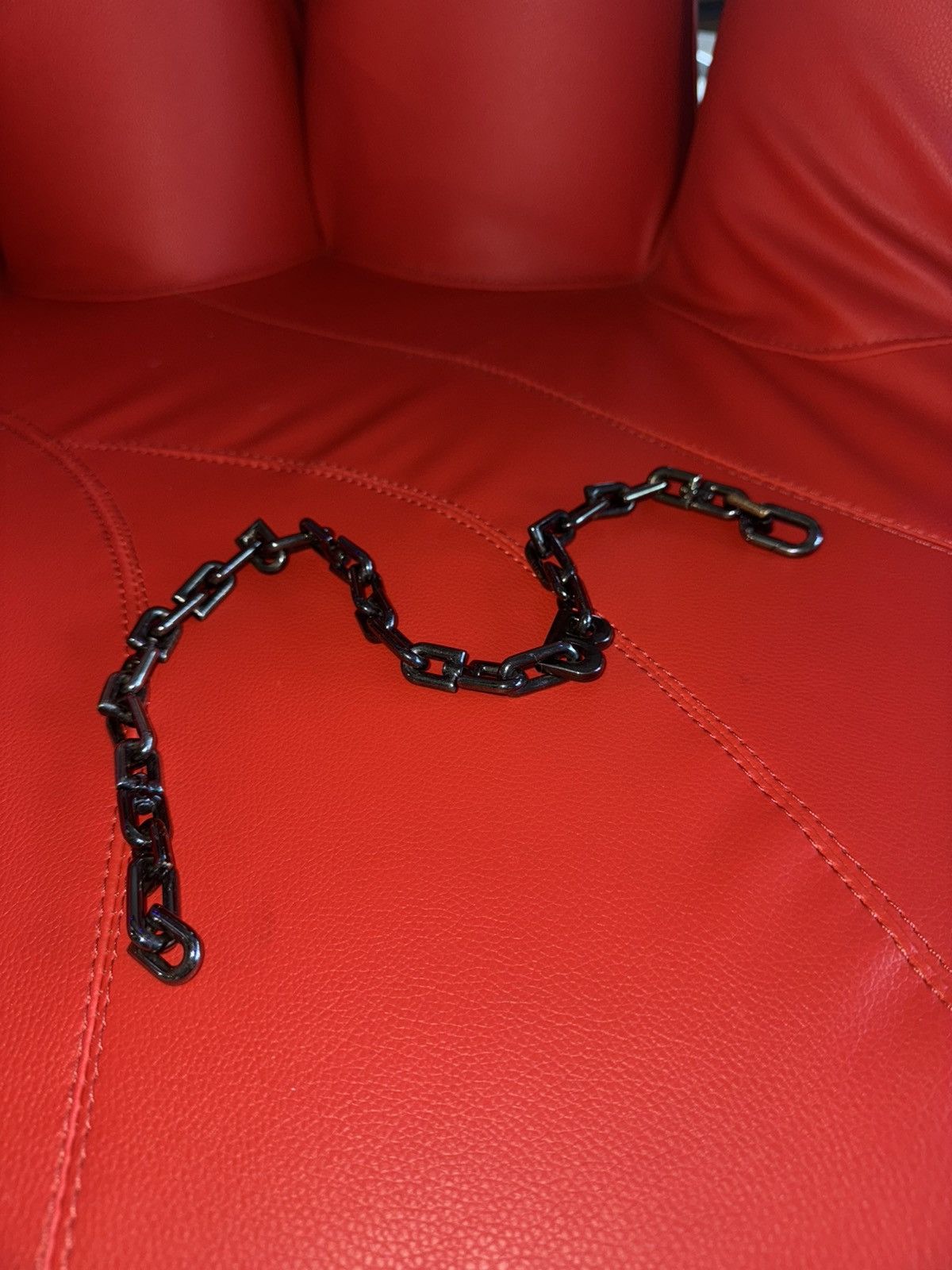 Balenciaga Balenciaga Silver Klub Wallet Chain Size ONE SIZE - 3 Thumbnail