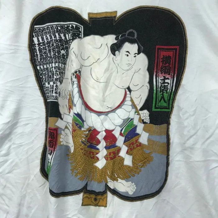 Japanese Brand Vtg 90’ SUMO ART Work Painting Made In JAPAN Souvenir Tee Size US M / EU 48-50 / 2 - 5 Thumbnail