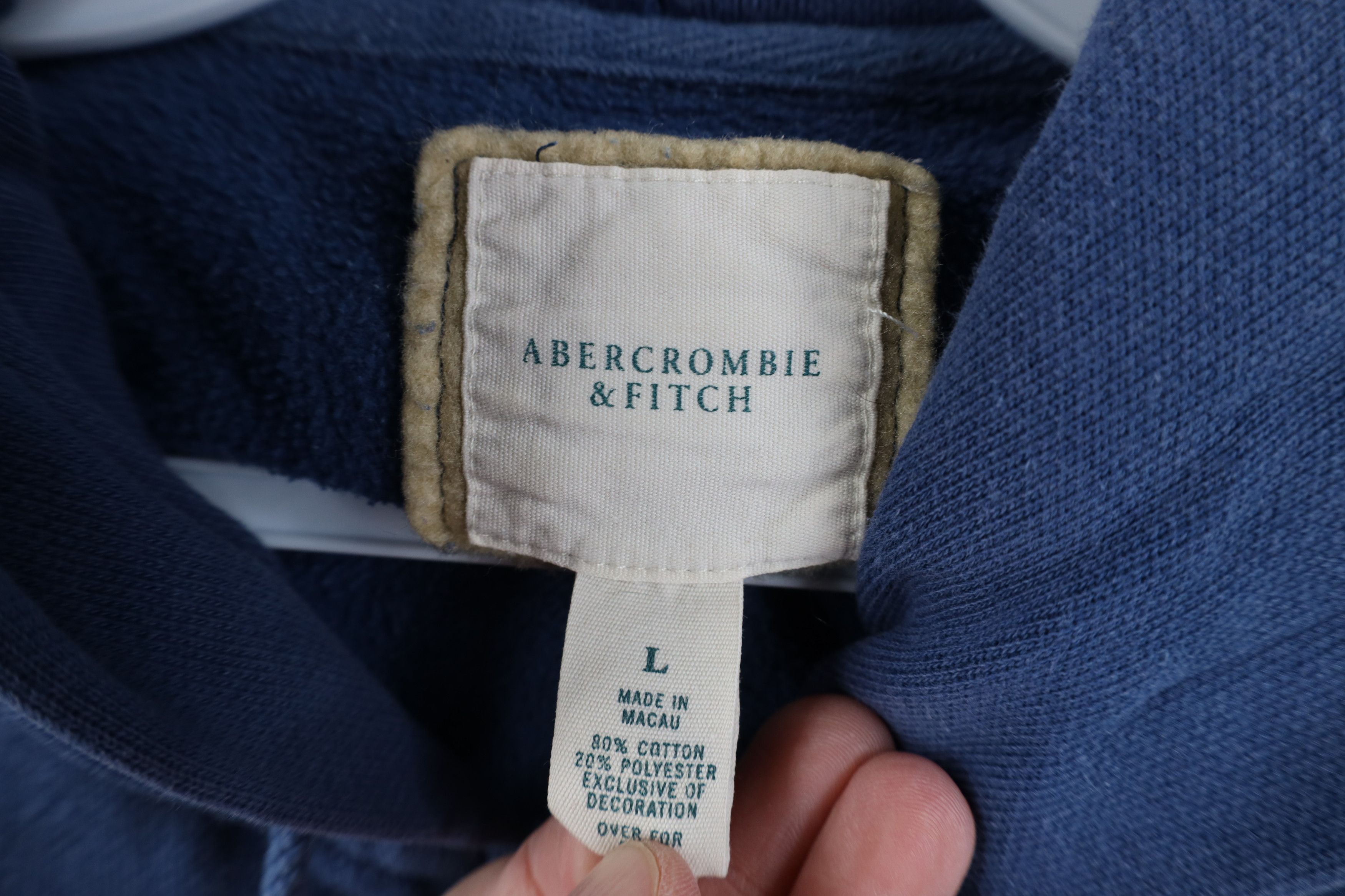 Abercrombie & Fitch Vintage 90s Y2K Abercrombie & Fitch Babydoll Full Zip Hoodie Size L / US 10 / IT 46 - 11 Thumbnail