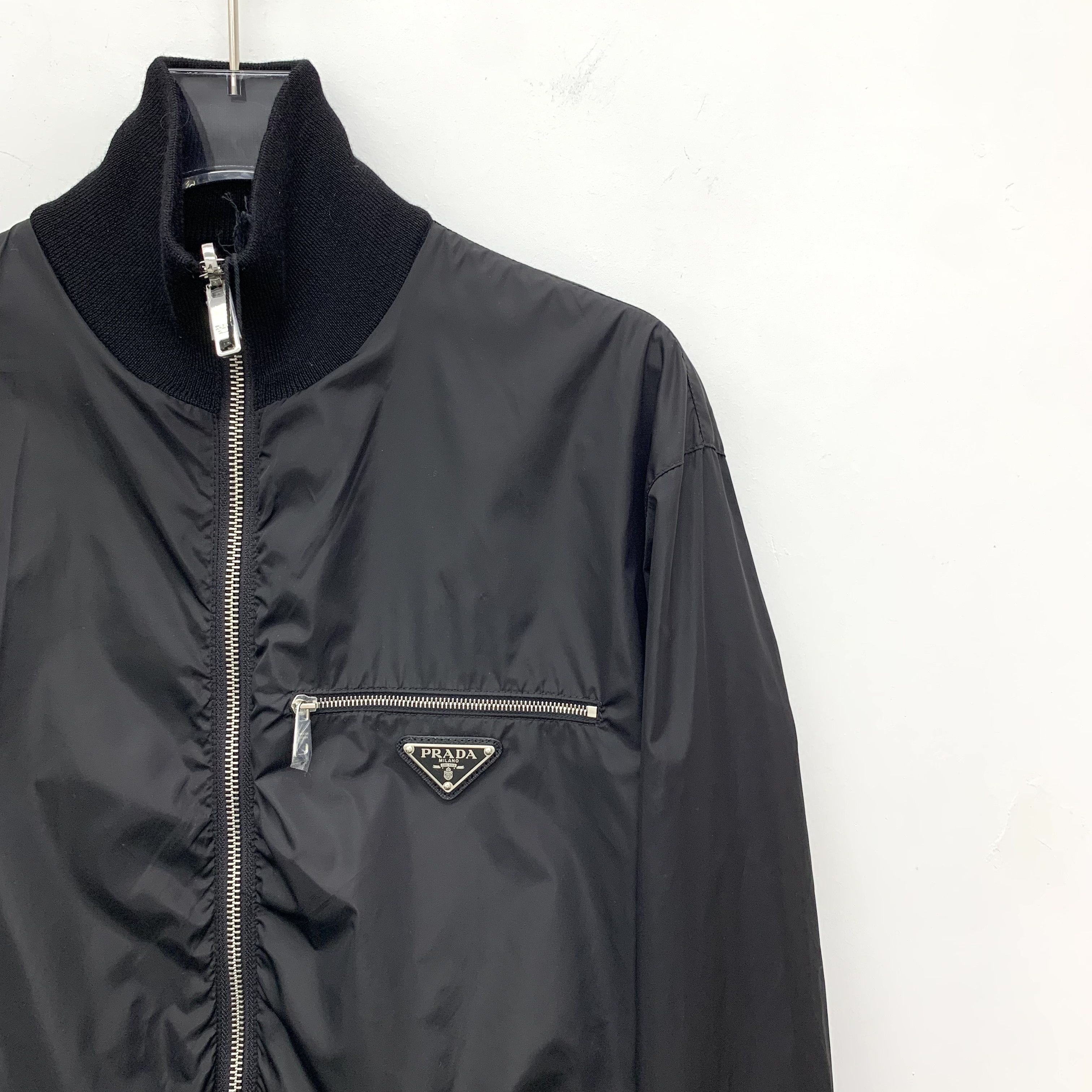 Prada Prada Reversible Wool Jacket Black (46) Size US S / EU 44-46 / 1 - 10 Thumbnail