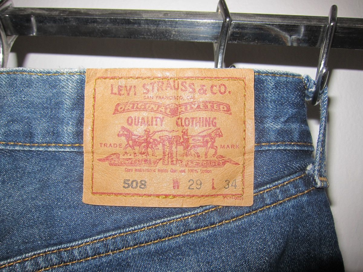 Levi's × Vintage Vintage Levi's 508 Jeans Faded Blue Denim KJ1385 Size US 29 - 3 Thumbnail