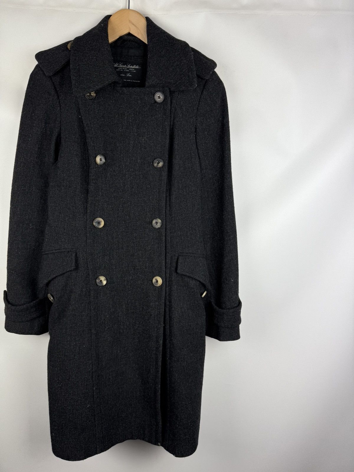 Allsaints × Japanese Brand Allsaints Ladies Double Breasted Wool Boni Wool Coat Jacket Size M / US 6-8 / IT 42-44 - 3 Thumbnail