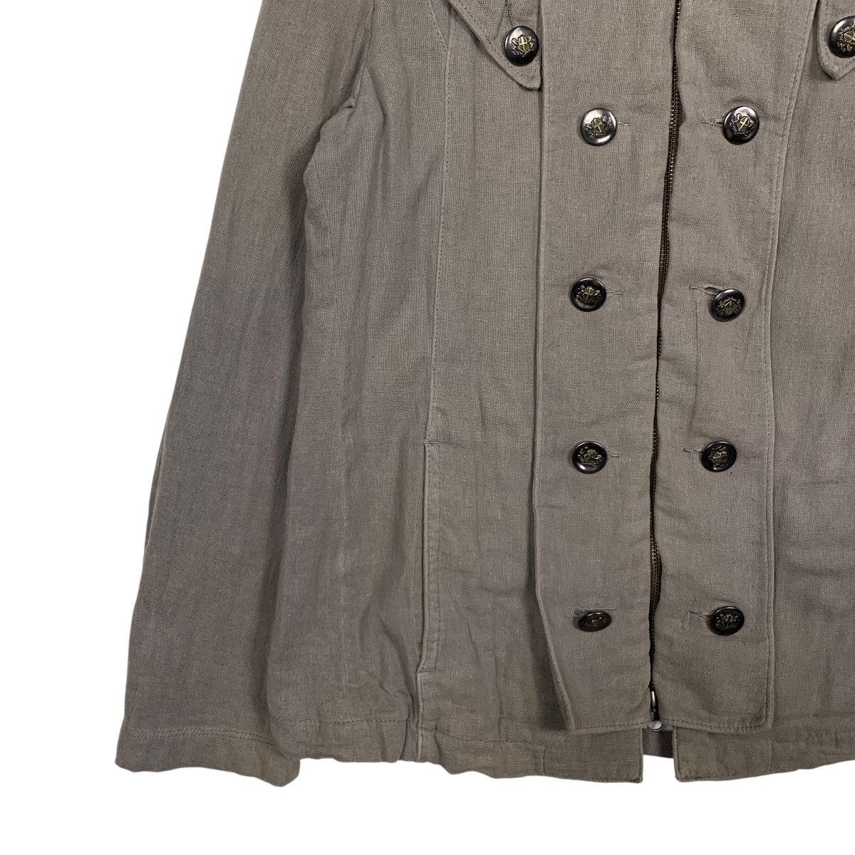 PPFM PPFM Double Breast Zipper Lightweight Jacket #2860-C129 Size US L / EU 52-54 / 3 - 5 Thumbnail