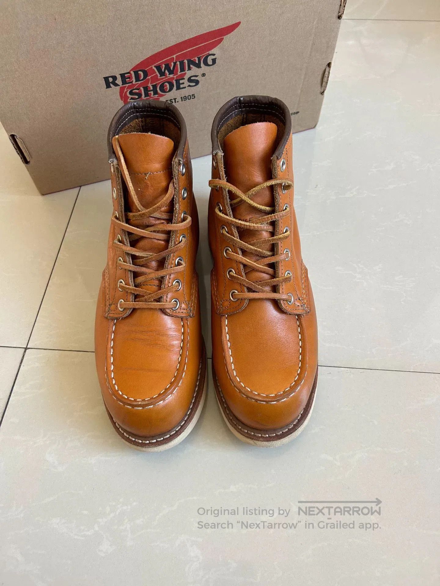 Red Wing red wing heritage 9875 copper rough and tough. Size US 5.5 / EU 38 - 1 Thumbnail