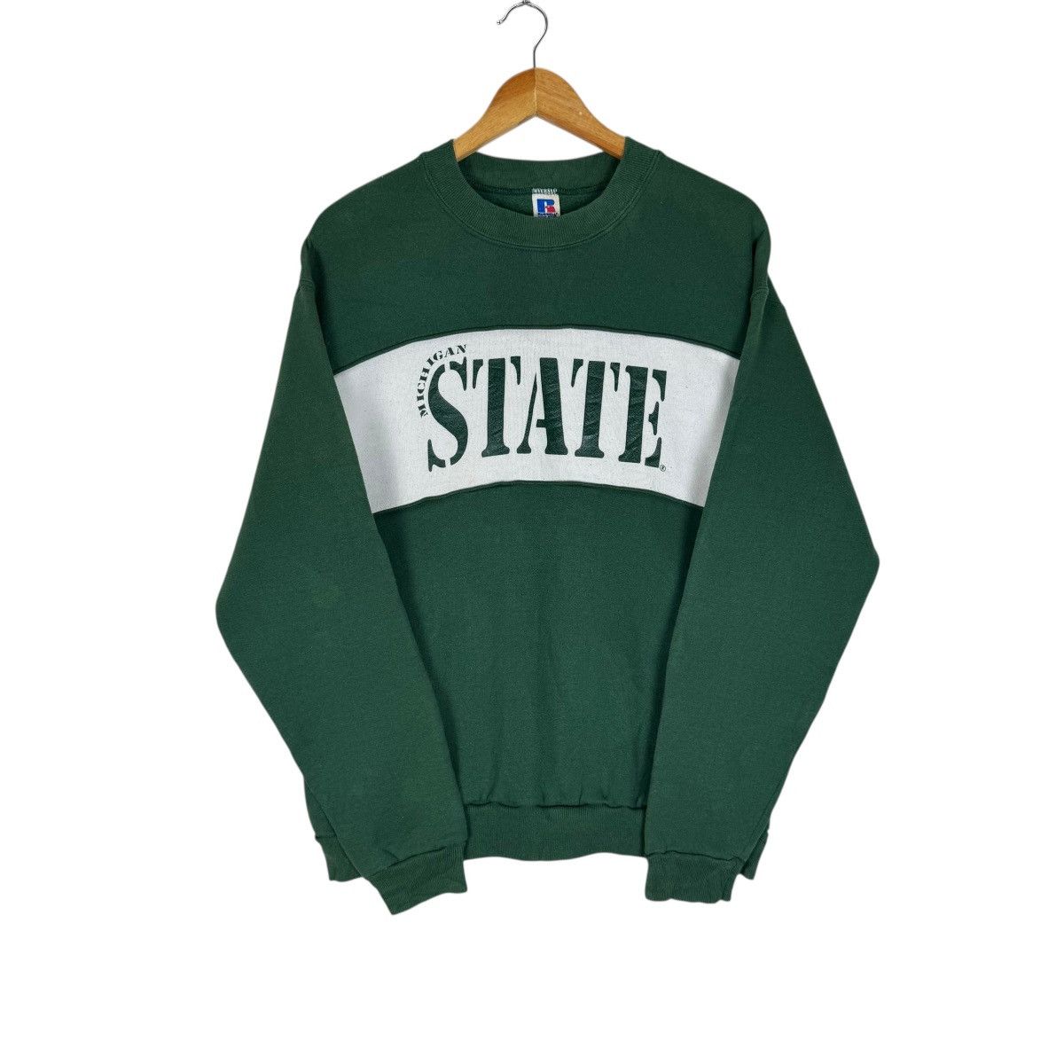 Russell Athletic 🌟VTG 90s MICHIGAN STATE SWEATSHIRTS Size US L / EU 52-54 / 3 - 1 Thumbnail