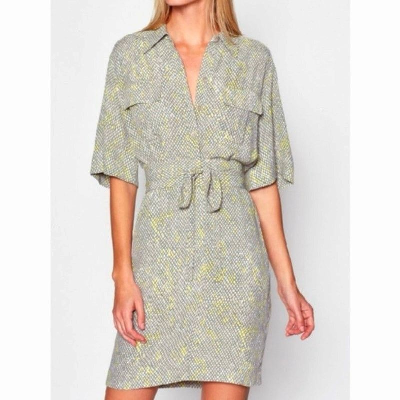 Equipment Equipment Femme Axelle Reptile Short Sleeve Shirt Dress Size S / US 4 / IT 40 - 2 Thumbnail