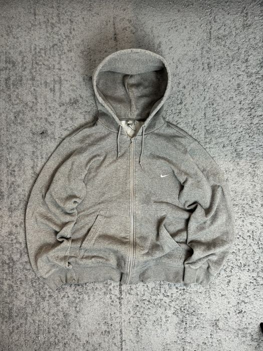 Nike NIKE VINTAGE BASIC LOGO OVERSIZE BOXY ZIP HOODIE Grailed