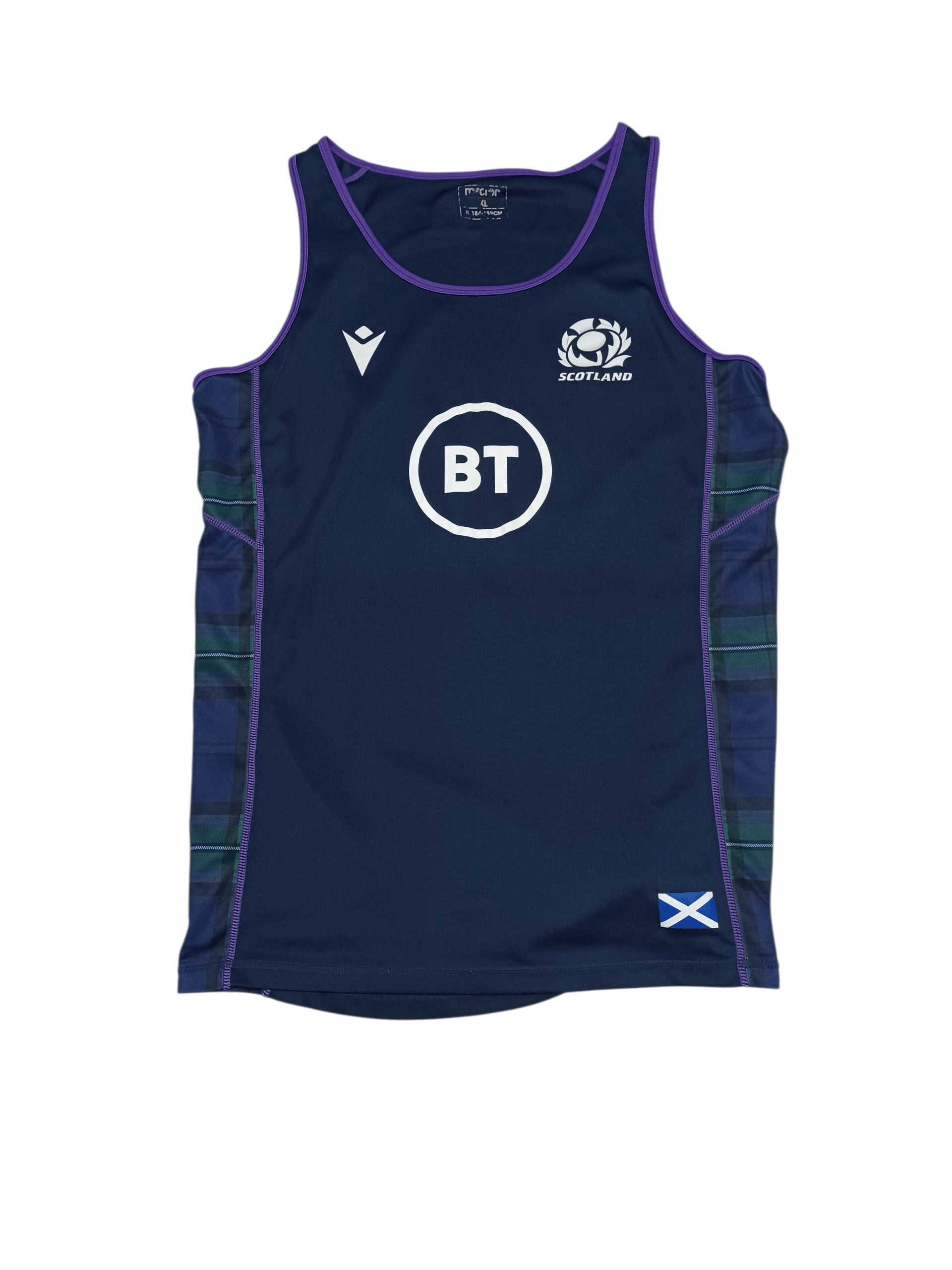 Macron SCOTLAND MACRON RUGBY TRAINING SLEVELESS TEE Size US XL / EU 56 / 4 - 1 Thumbnail