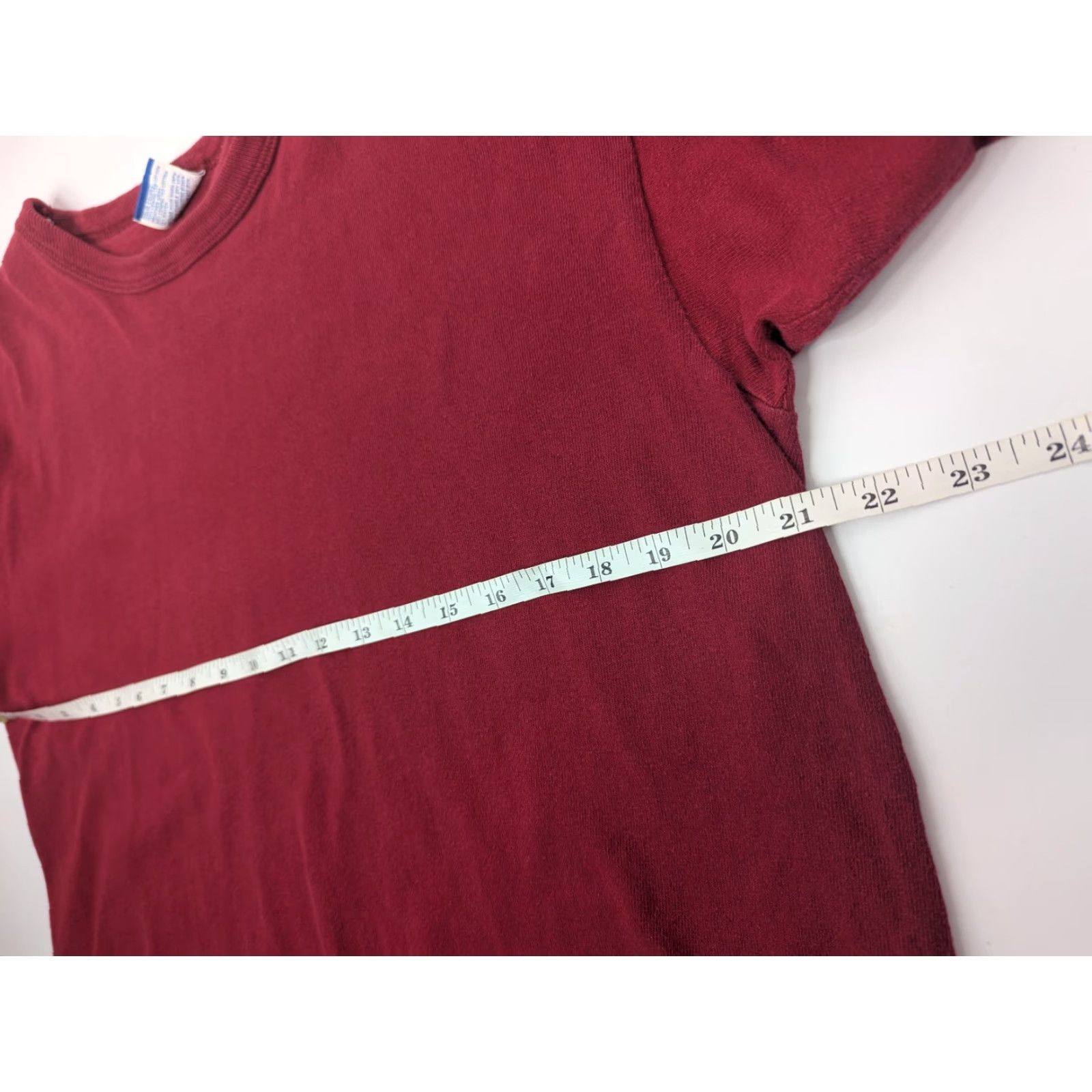 Champion VINTAGE Champion Red Spell Out Arm Long Sleeve Shirt XL Mens 90s Embroidered Knit Cotton Turtleneck Size US XL / EU 56 / 4 - 7 Thumbnail