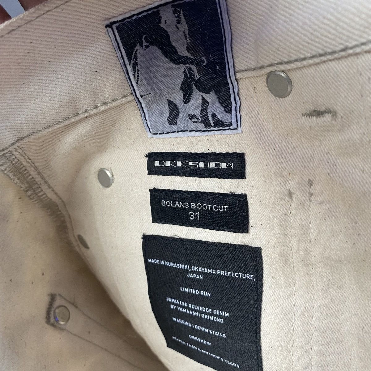 Rick Owens Rick Owens bolan bootcut denim Size US 31 - 4 Thumbnail