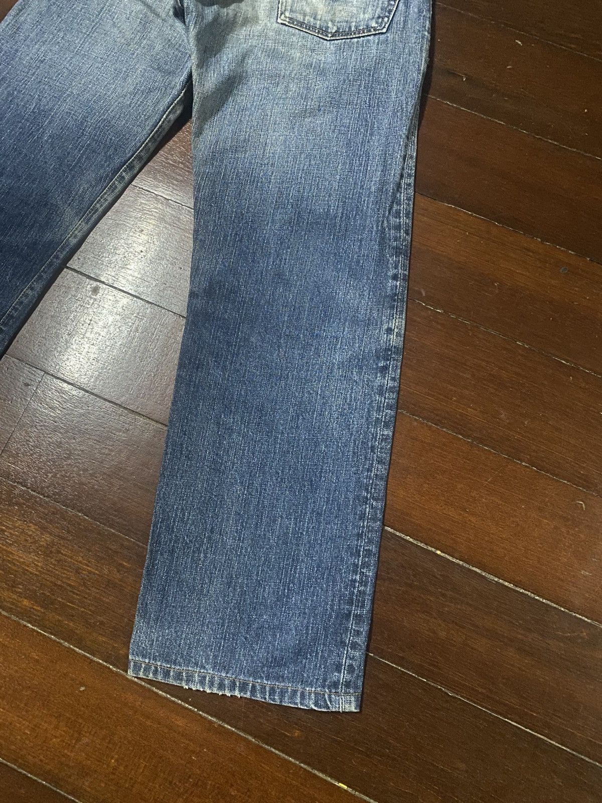 Levi's Vintage Levis 510 Red Loop Jeans nice faded mud wash rework Size US 29 - 12 Thumbnail