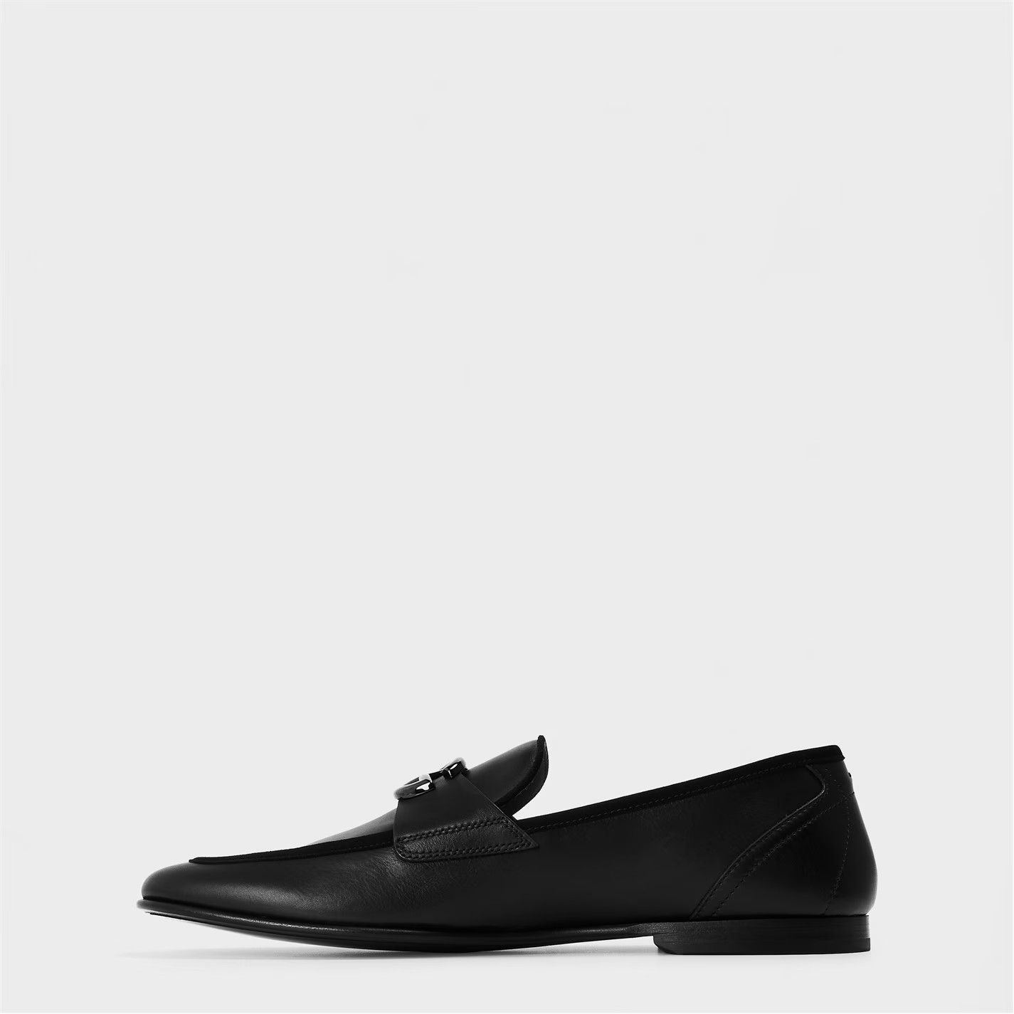 Dolce & Gabbana o1g2r1mq0426 Logo Loafers in Black Size US 9 / EU 42 - 2 Thumbnail