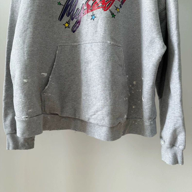 Balenciaga Balenciaga FW22 rainbow graffiti logo grey hooded sweatshir Size US S / EU 44-46 / 1 - 4 Thumbnail
