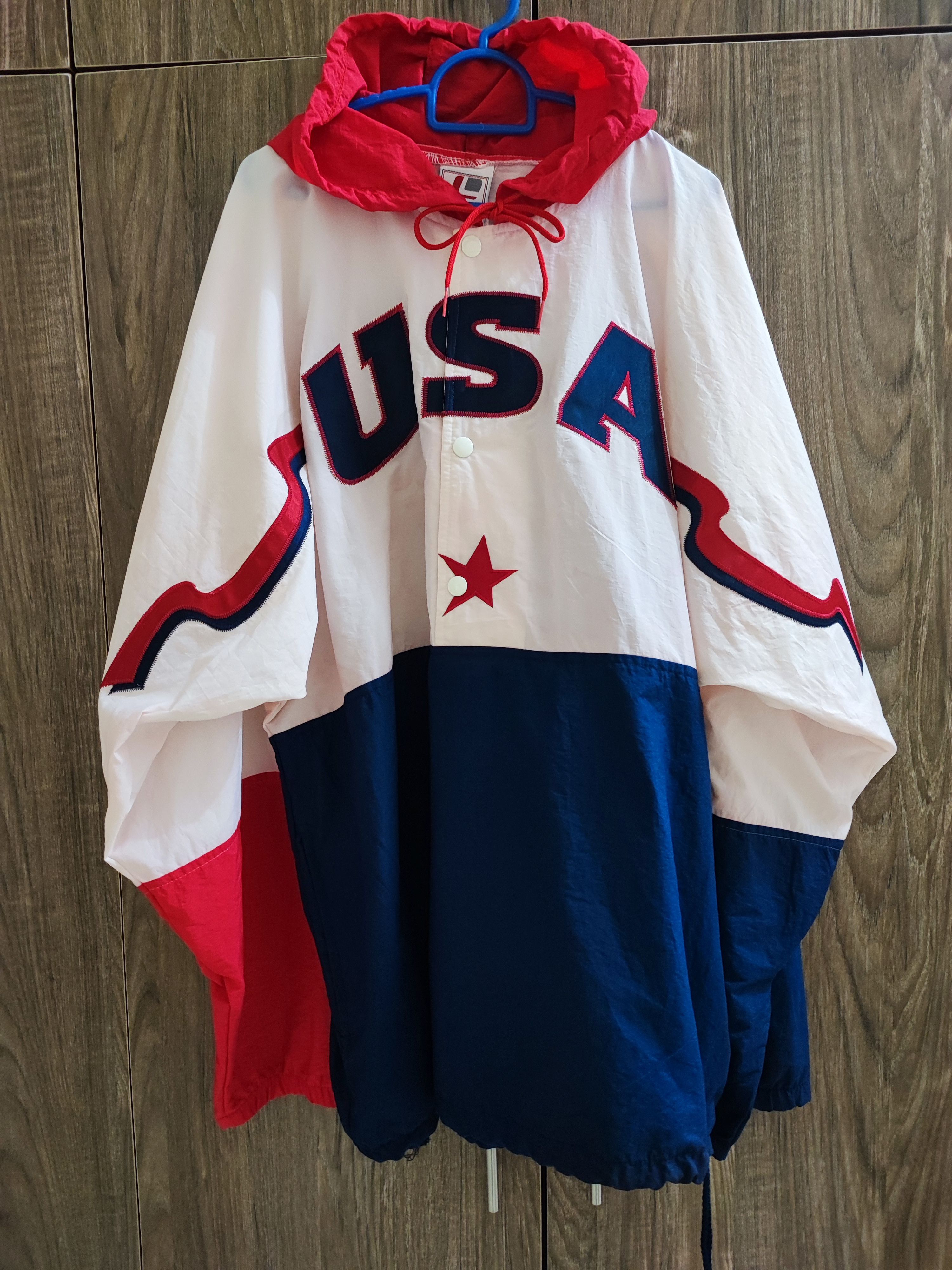 Vintage Vintage Legends Athletic USA Embroidered Hoodie Jacket Size US L / EU 52-54 / 3 - 1 Thumbnail