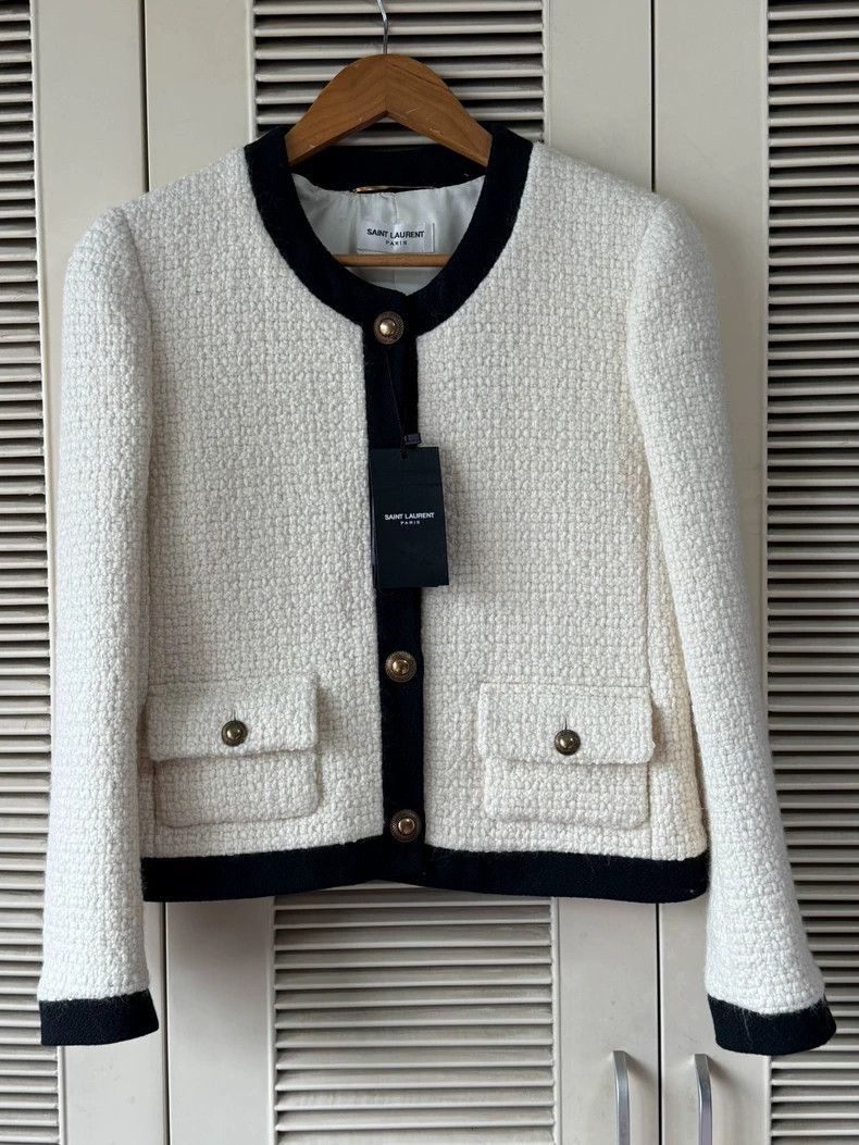 Saint Laurent Paris Saint Laurent Women's Short Coat-2506