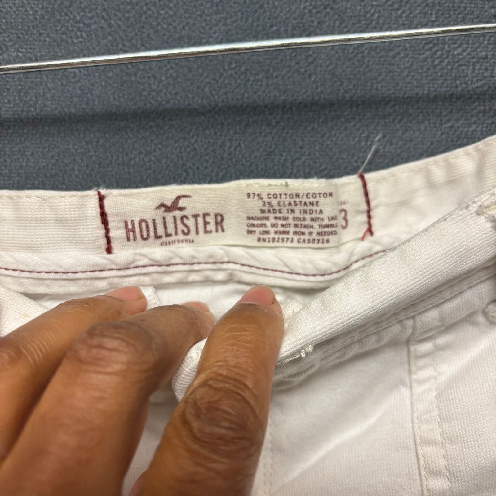 Hollister Hollister Shortie Shorts Hoochie Preppy Micro Booty Womens 3 Size 31" - 3 Thumbnail