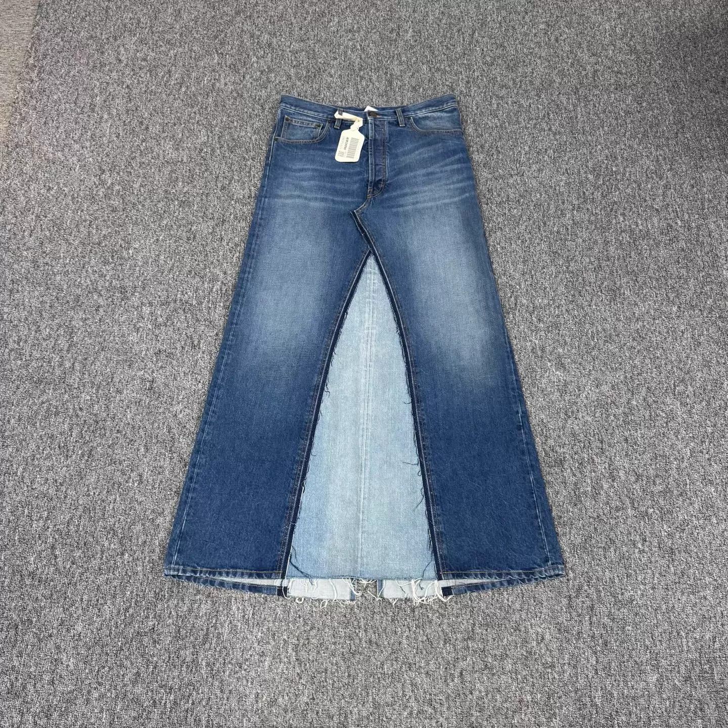 Maison Margiela Maison Margiela Decon Panelled Denim Maxi Dress 42 99New Size 28" / US 6 / IT 42 - 1 Thumbnail