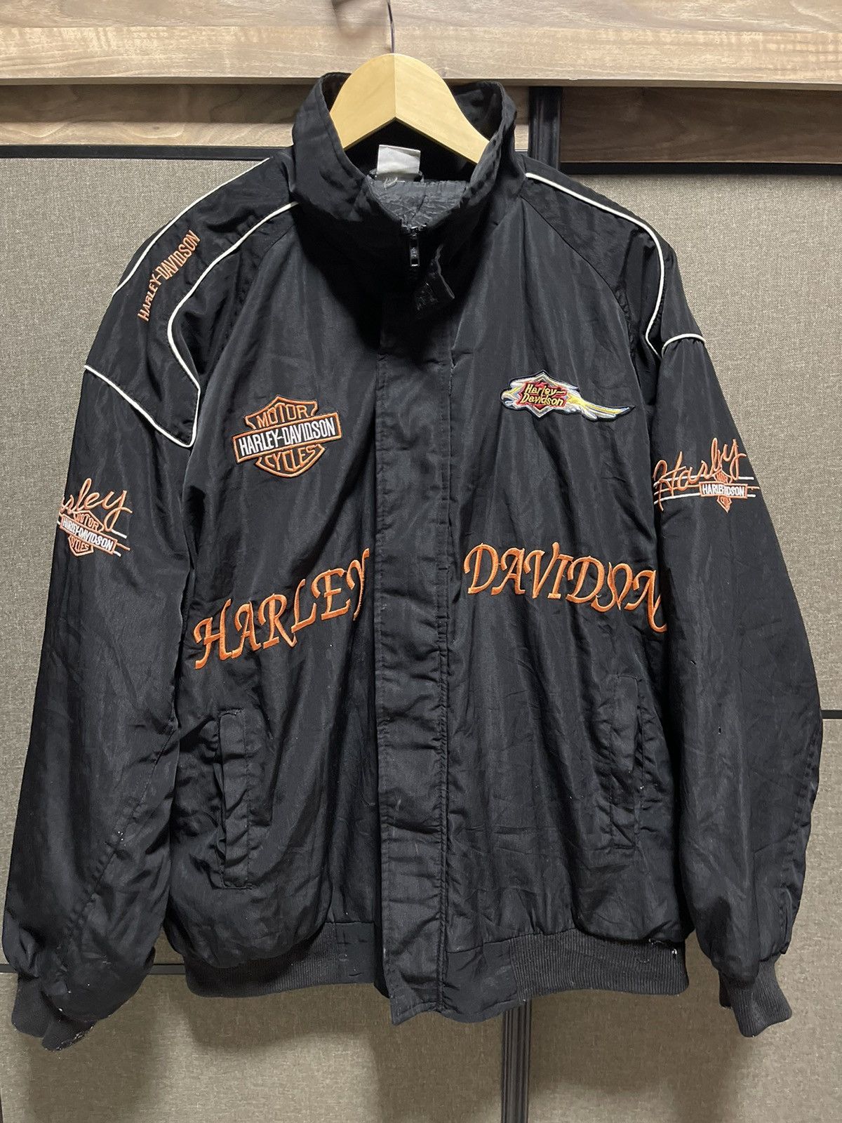Harley Davidson Harley Davidson Classic Flight Jacket Size US L / EU 52-54 / 3 - 2 Thumbnail