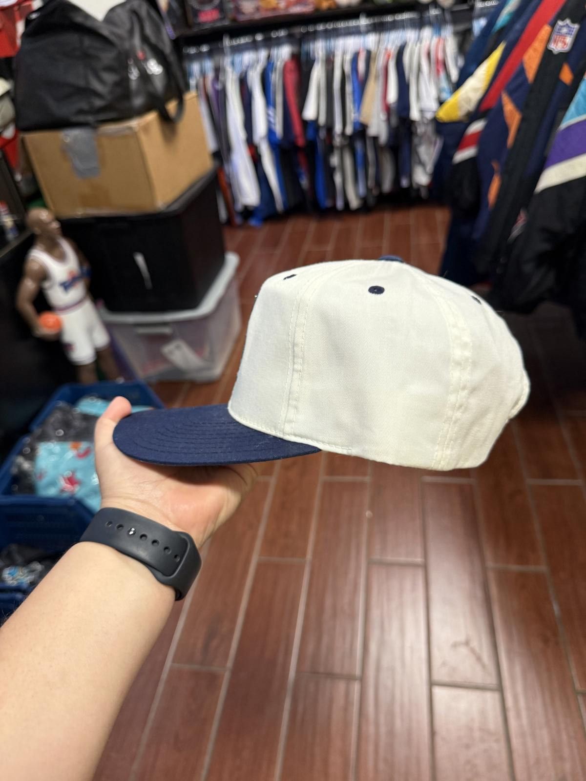 MLB 90s Vintage Seattle Mariners Snapback Hat Size ONE SIZE - 2 Thumbnail