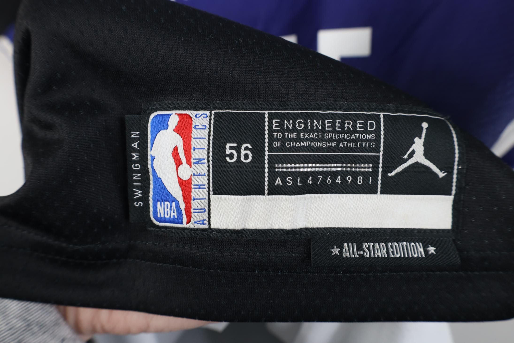 Nike Nike Jordan NBA Star Donovan Mitchell Basketball Jersey #45 Size US XXL / EU 58 / 5 - 9 Thumbnail