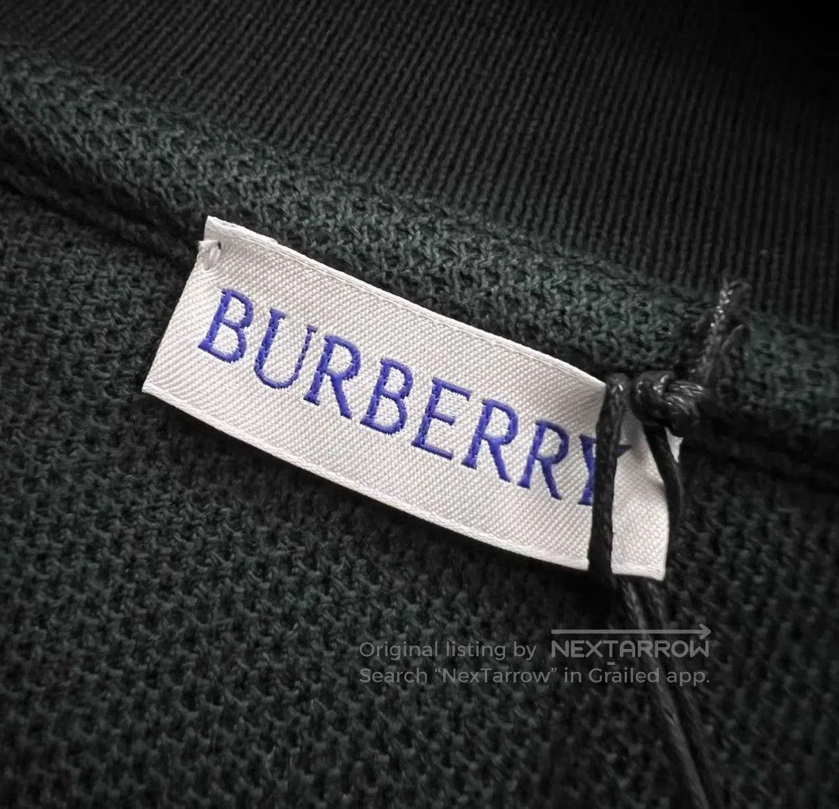 Burberry Green Long Sleeve Polo Shirt Size M. Size US M / EU 48-50 / 2 - 4 Thumbnail