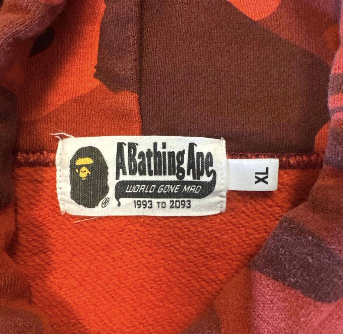 Bape Bape Red Camo Pullover Size US XL / EU 56 / 4 - 3 Thumbnail