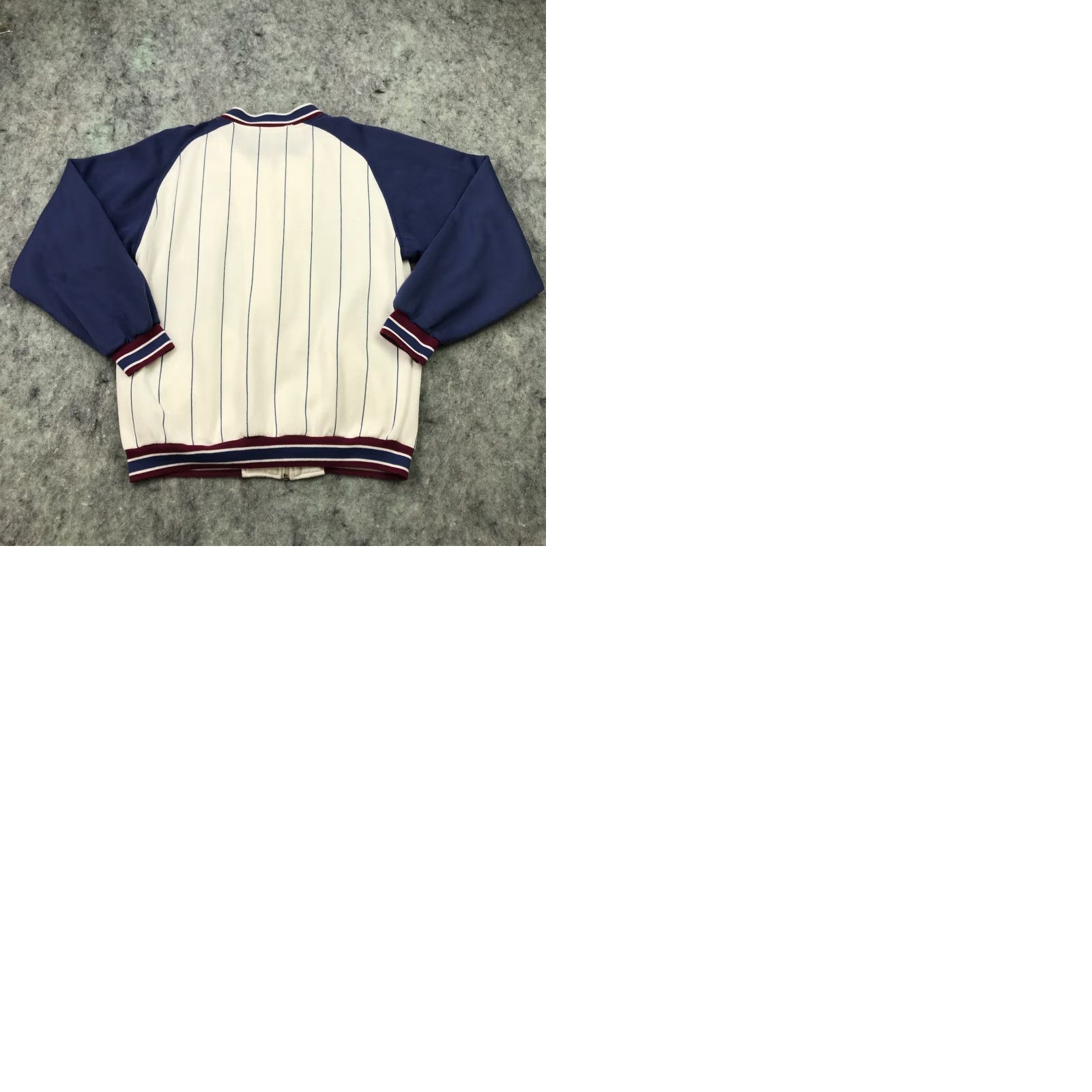 Spalding VINTAGE Spalding Sweatshirt Mens Baseball Jersey Style Full Zip Small White 90s Sports Size US S / EU 44-46 / 1 - 9 Thumbnail