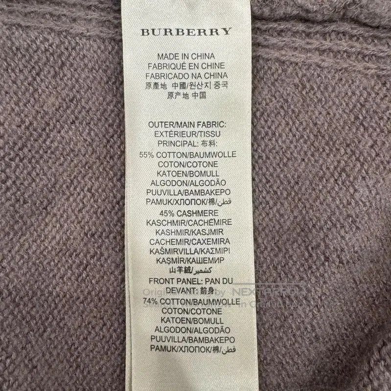 Burberry Burberry Gray Cotton Women's Jacket. Size S / US 4 / IT 40 - 8 Thumbnail