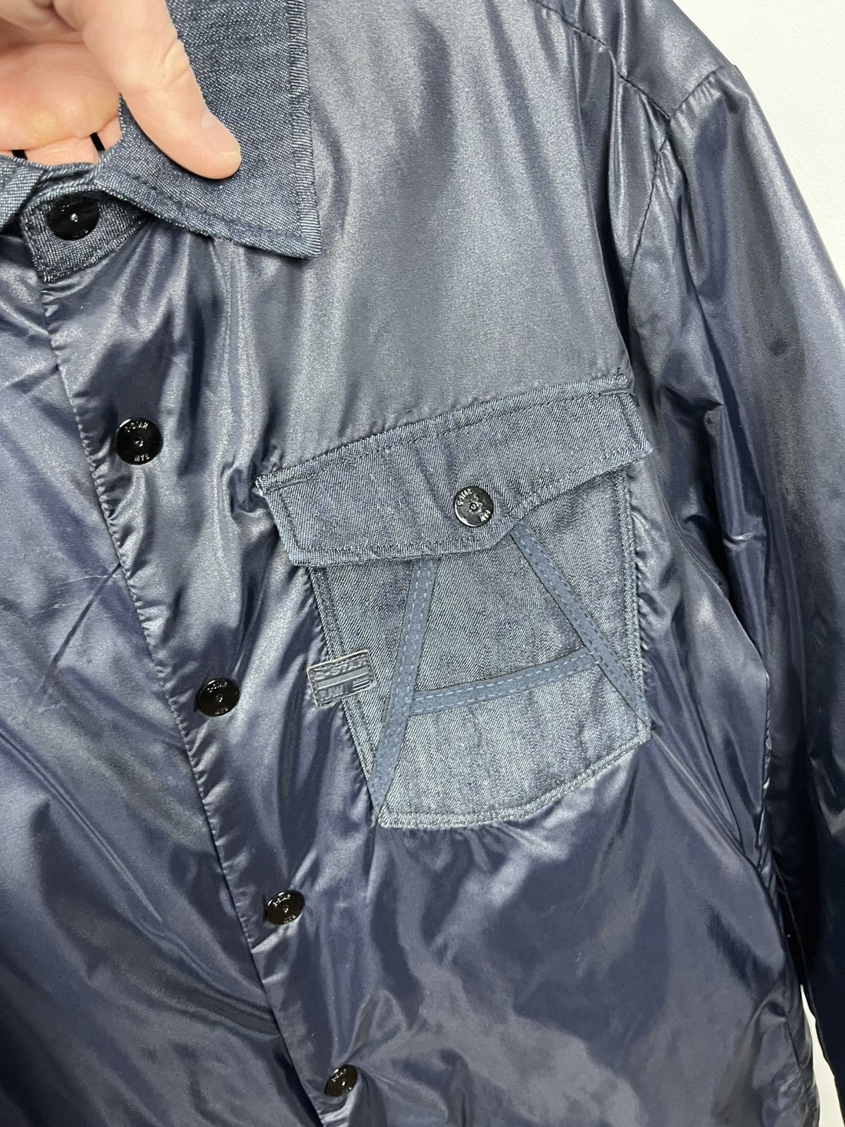 G-Star G-Star RAW Quilted Overshirt Jacket Navy Blue Size L Size US L / EU 52-54 / 3 - 8 Thumbnail
