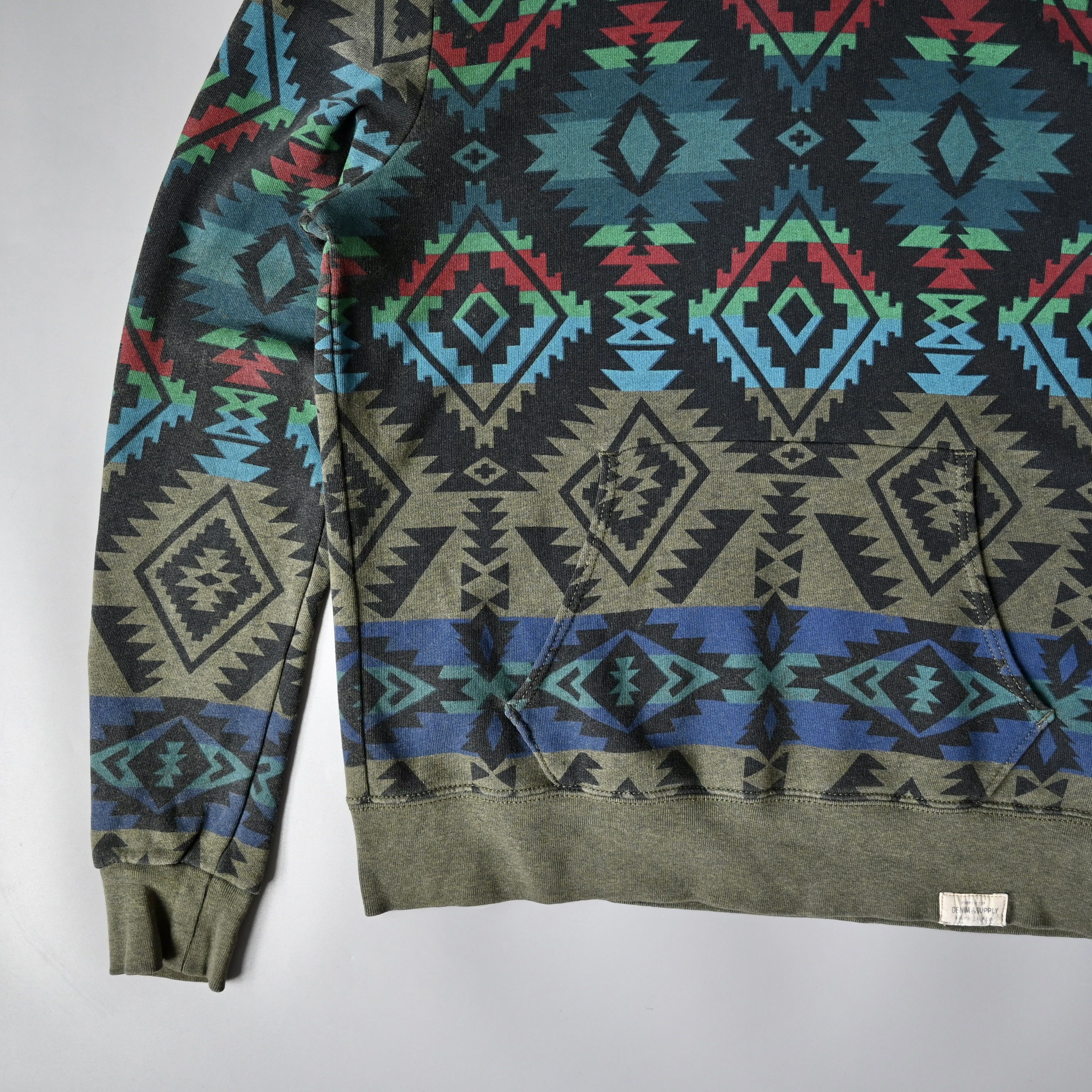 Denim & Supply Ralph Lauren Denim & Supply Ralph Lauren Aztec Navajo cotton Hoodie S Size US S / EU 44-46 / 1 - 6 Thumbnail