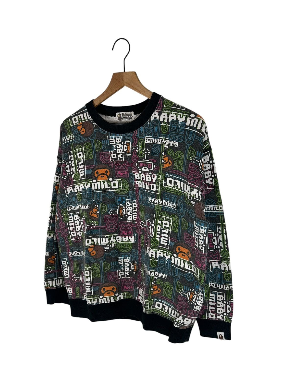 Bape OG Bape Milo Multi Print Sweatshirt Size US M / EU 48-50 / 2 - 2 Thumbnail