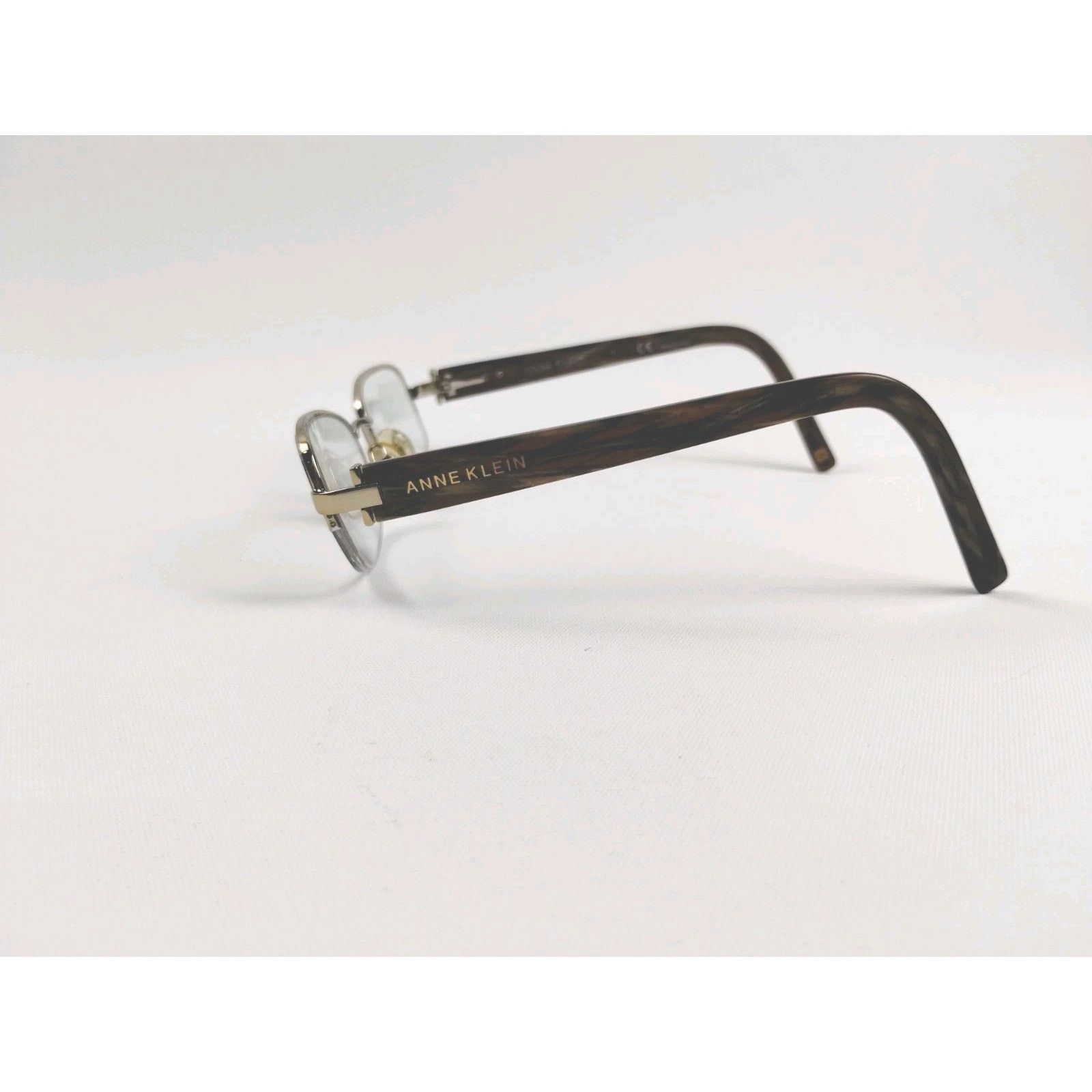 Anne Klein Anne Klein Eyeglass Frame AK9109 533 50-17-135 Brown Half Rm Size ONE SIZE - 4 Thumbnail