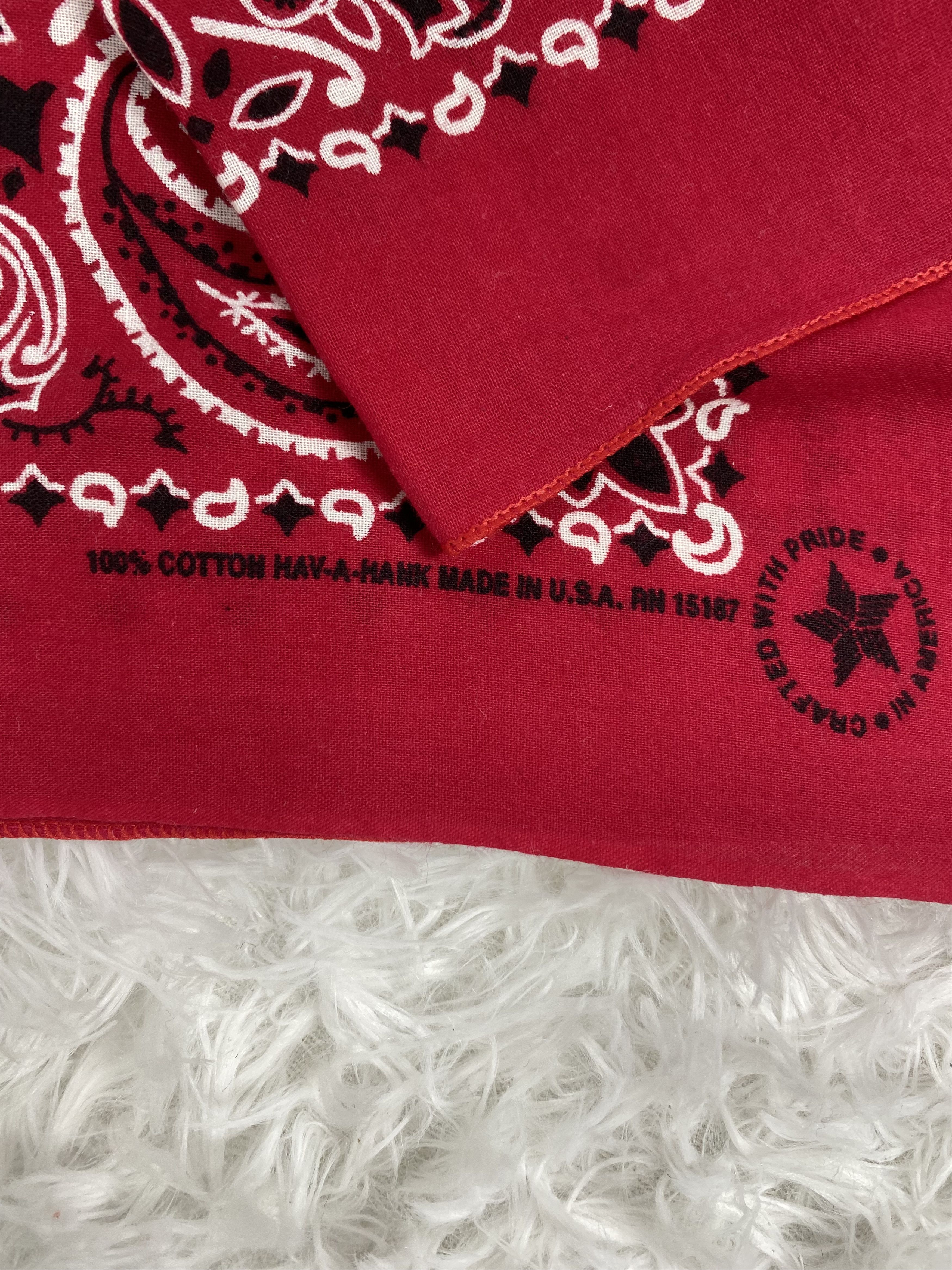 Other Vintage Bandana Handkerchief Neckerchief PH0428 Size ONE SIZE - 3 Thumbnail