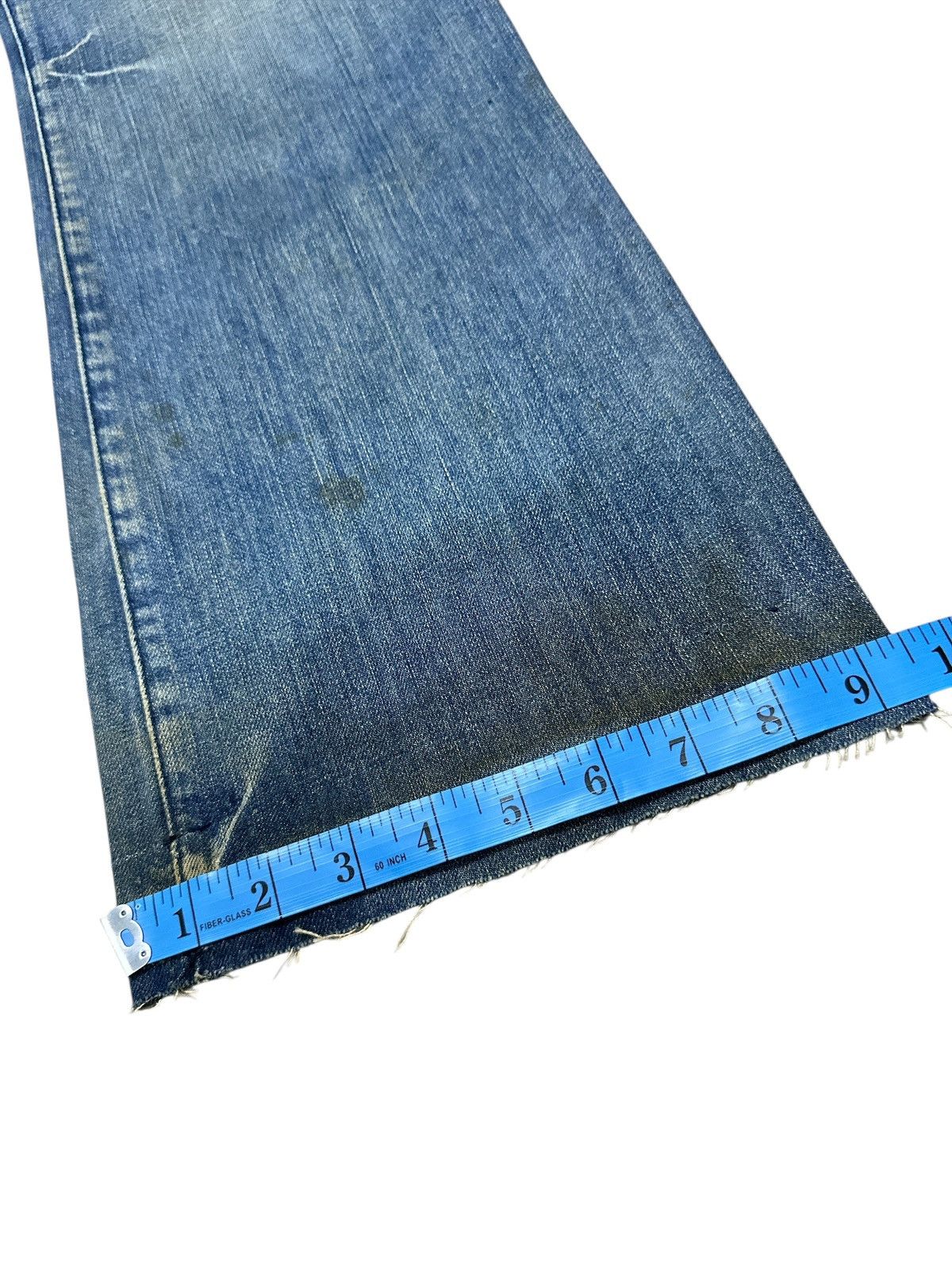 Kapital Distress Robin Jeans Flare Embroid Denim. Size US 32 / EU 48 - 5 Thumbnail