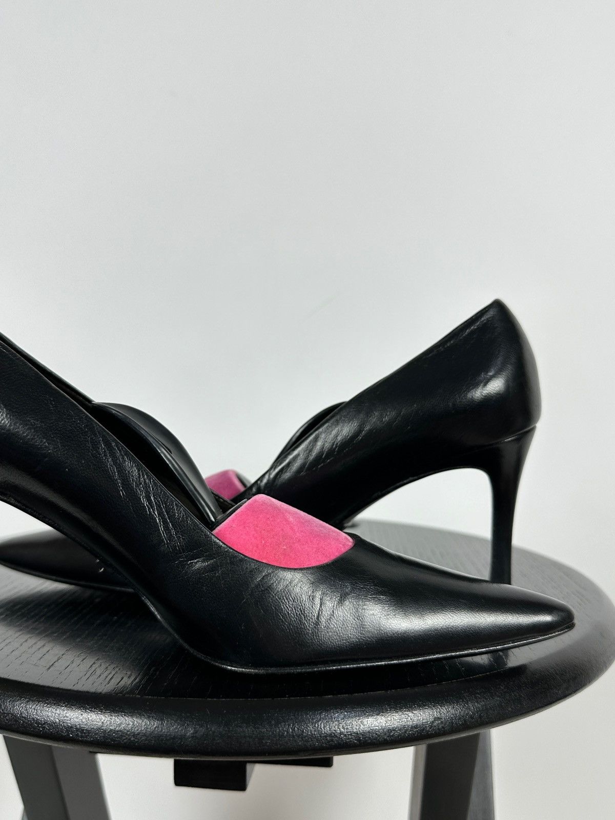 Gucci Vintage Gucci Tom Ford Era Black Leather Heels Size US 6 / IT 36 - 18 Thumbnail