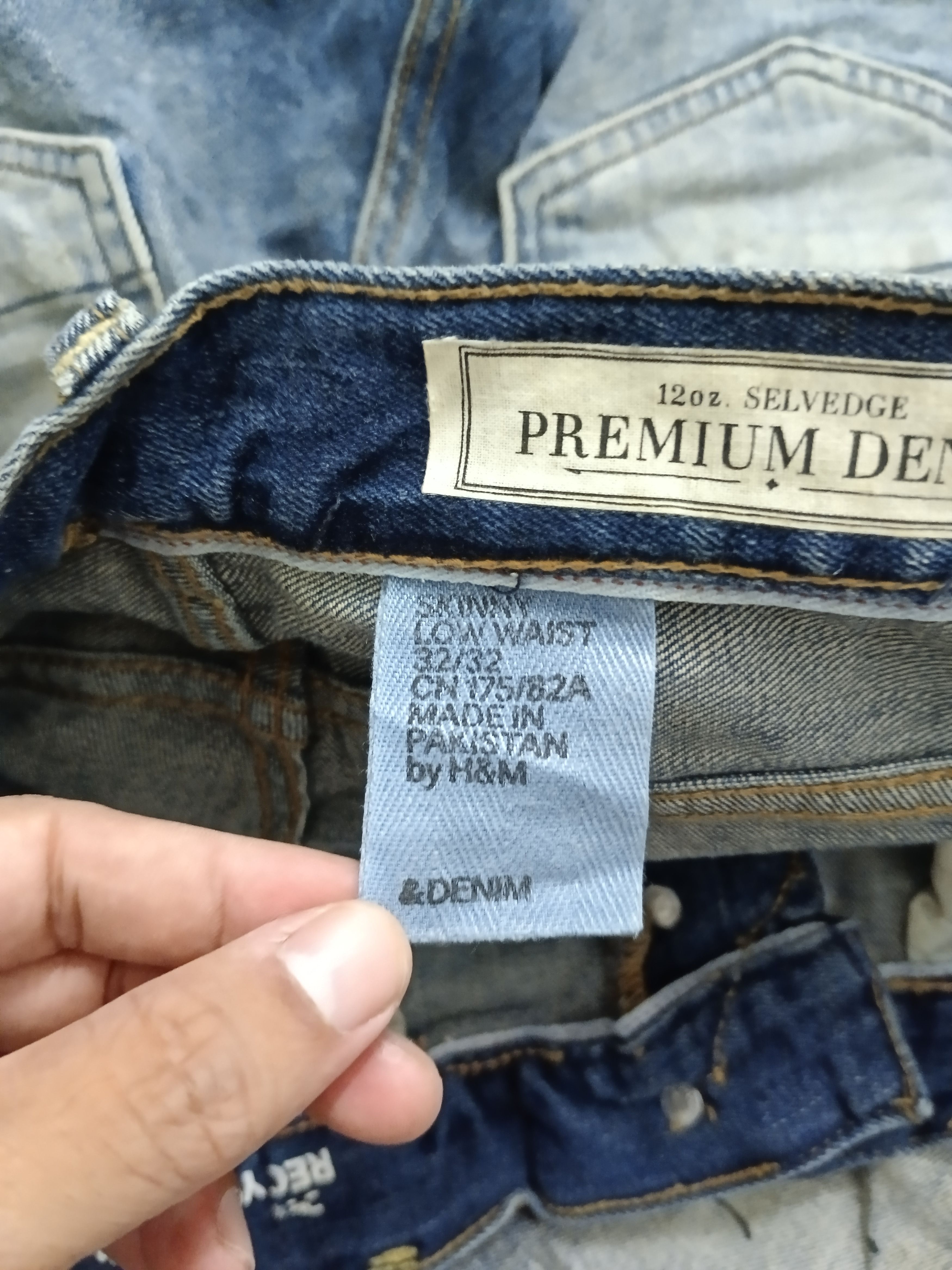 H&M × If Six Was Nine SICK DiSTRESSED SELVEDGE H&M DENIM PANTS Size US 32 / EU 48 - 8 Thumbnail