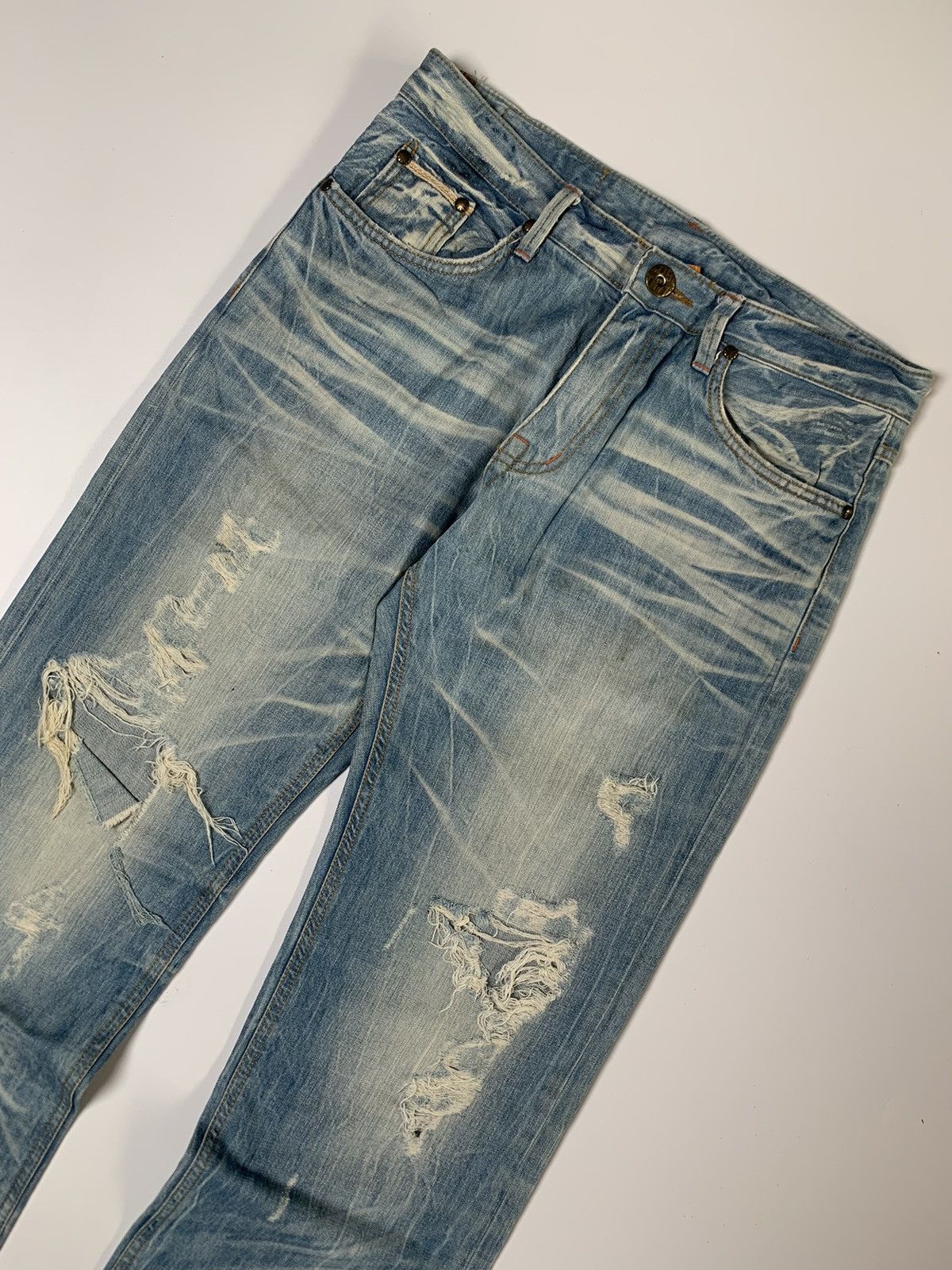 Plan B Vintage skate plan b clawmark distressed jeans Size US 32 / EU 48 - 3 Thumbnail