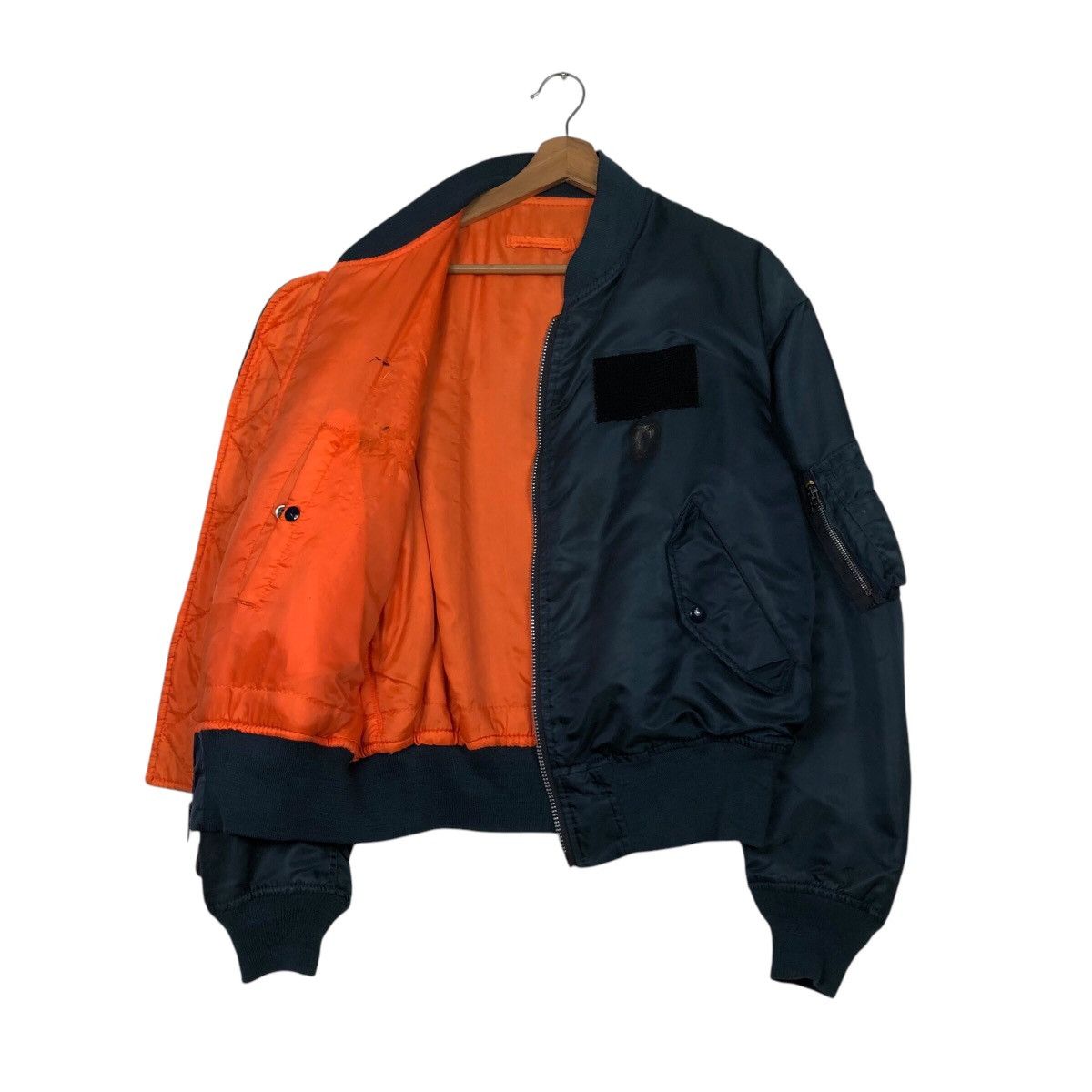 Schott 📌Vintage Reversible Bomber Jacket Ma-1 Schott Made in Usa Size US L / EU 52-54 / 3 - 12 Thumbnail