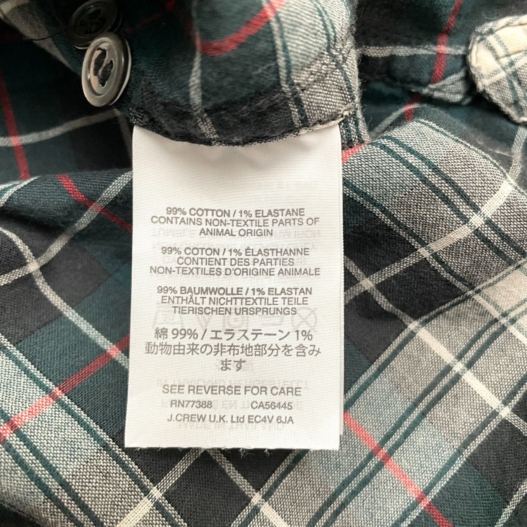 J.Crew J.CREW Boy Fit Button Up Shirt Womens 00 Multi Crickle Plaid Cotton Casual Shirt Size XXS / US 00 / IT 34 - 5 Thumbnail