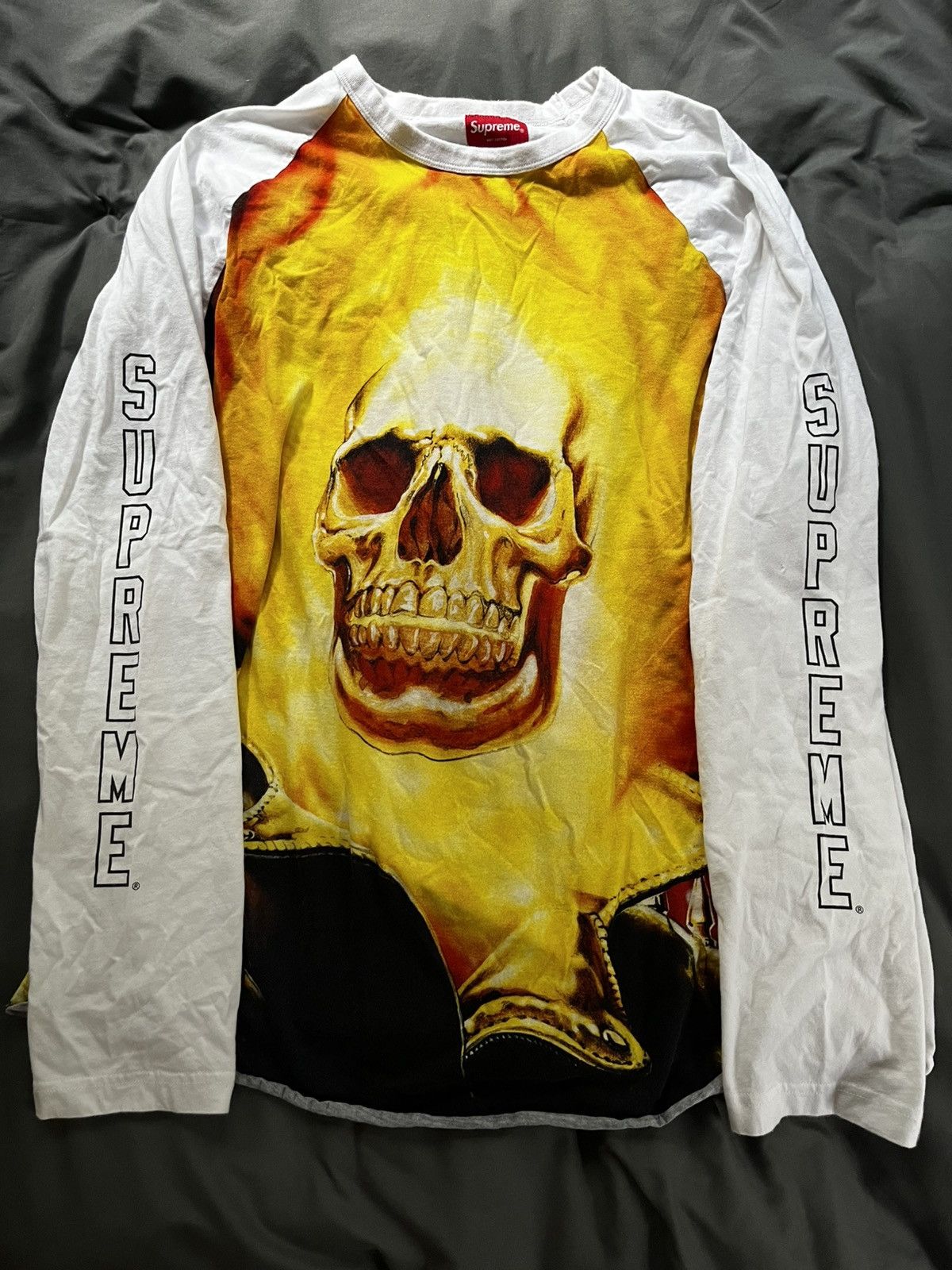 トップス Supreme GhostRider Tee White M Supreme(シュプリーム) Ghost Rider Tee ホワイト サイズ XL