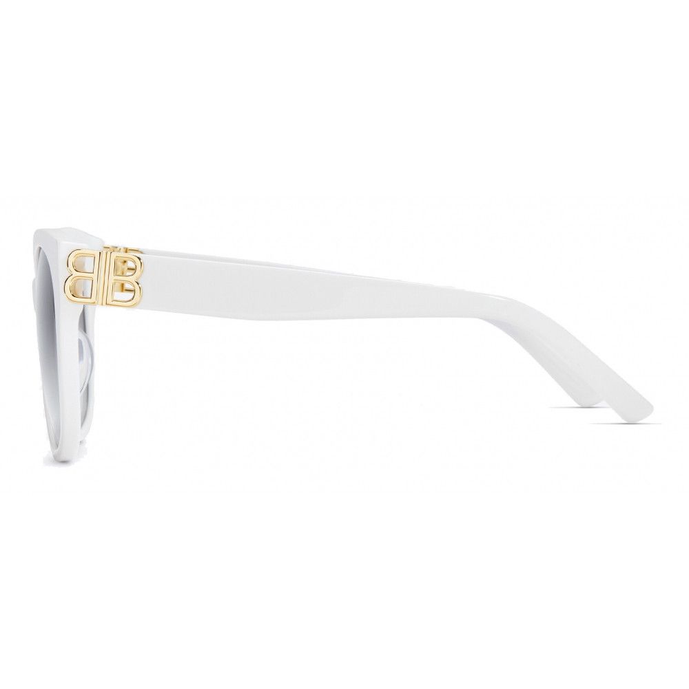 Balenciaga o1mt1gz1024 Size: OS / Dynasty Cat Sunglasses in White Size ONE SIZE - 2 Thumbnail