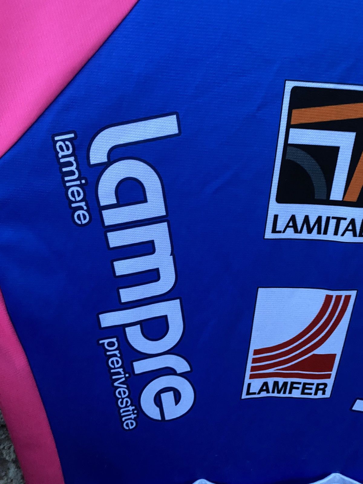 Bicycle Lampre Farnese Vini Kia Uci Pro Tour SMS Santini cycling Size US M / EU 48-50 / 2 - 12 Thumbnail