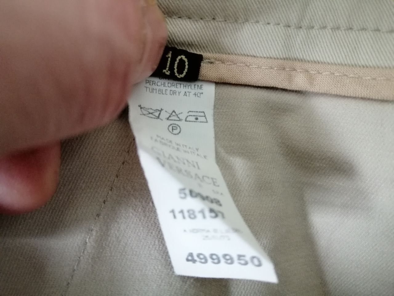 Versace women's Versace trousers Size 44 Size 30" / US 8 / IT 44 - 8 Thumbnail