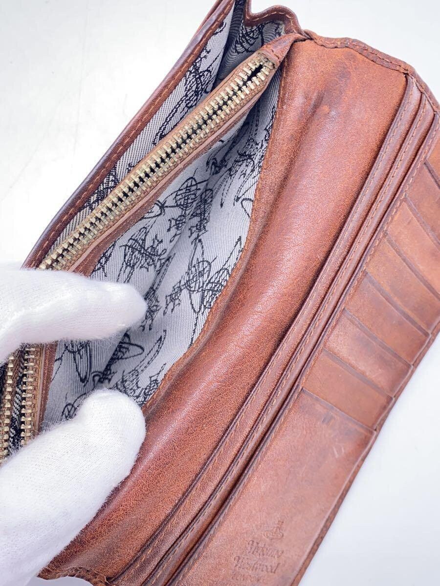 Vivienne Westwood Vivienne Westwood Lthr Long Wallet Brown Size ONE SIZE - 6 Thumbnail