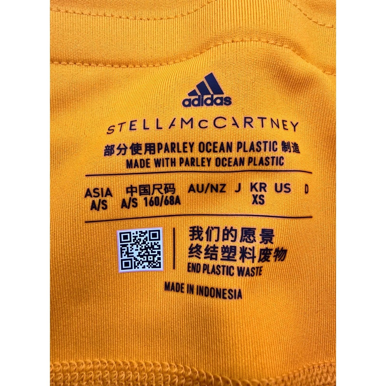Stella McCartney Adidas By Stella McCartney Women’s XS Orange Athletic Running Shorts Size 26" / US 2 / IT 38 - 4 Thumbnail