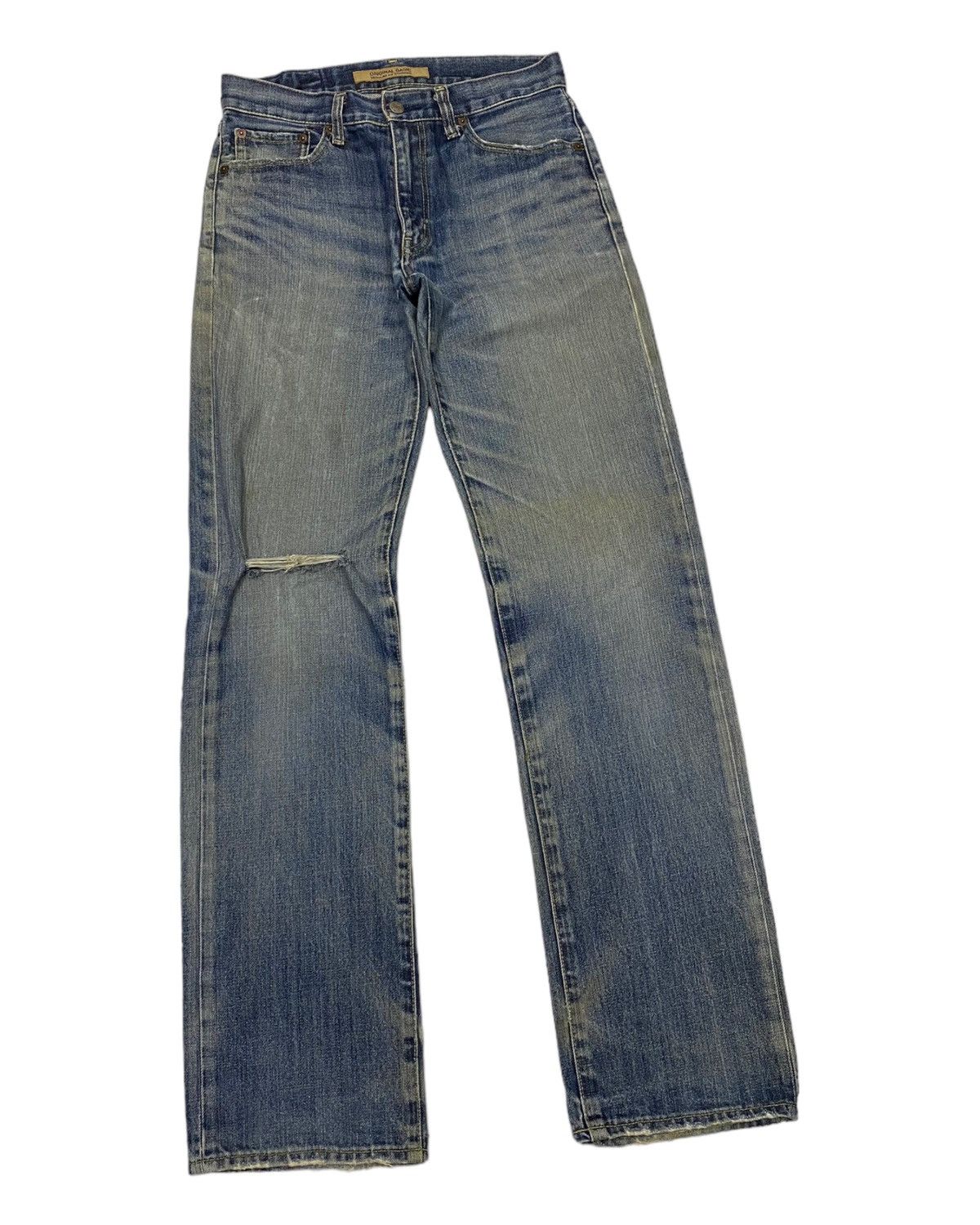 Undercover × Uniqlo VINTAGE UNIQLO JAPAN DISTRESS DENIM UNDERCOVER STYLE DESIGN Size US 29 - 3 Thumbnail