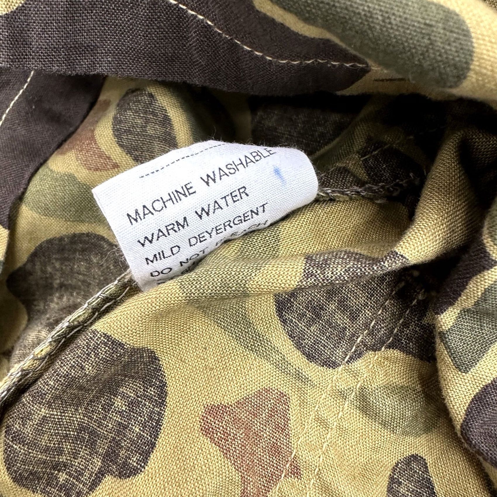 Vintage VINTAGE 80s Duck Camo 3 Pocket Cotton Shirt Medium Men Button-Up Shirt Size US M / EU 48-50 / 2 - 5 Thumbnail
