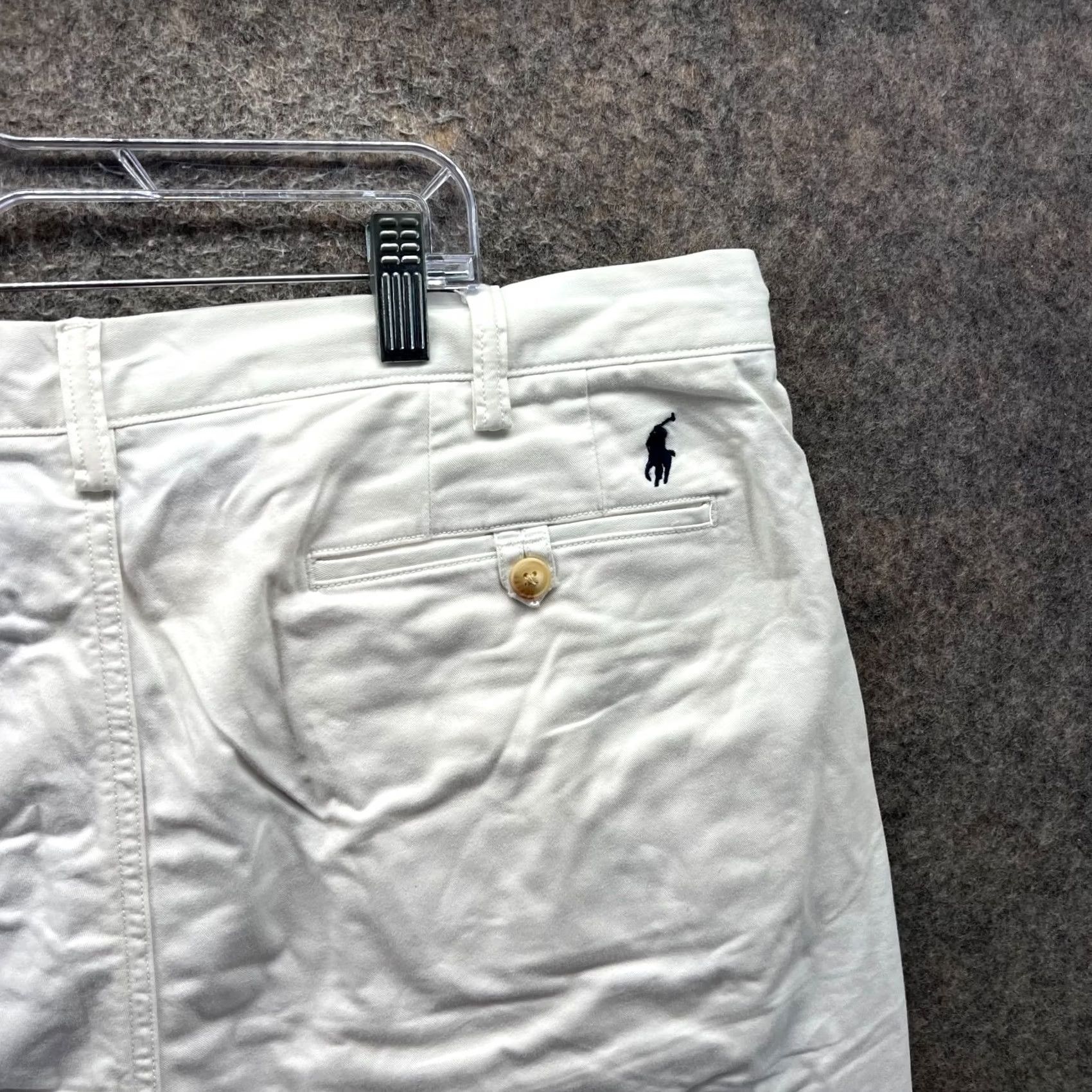 Polo Ralph Lauren Polo Ralph Lauren Chino Shorts Mens 38 Beige Flat Front Canvas Stretch Casual Golf Classic 9in Inseam Mens Size US M / EU 48-50 / 2 - 7 Thumbnail