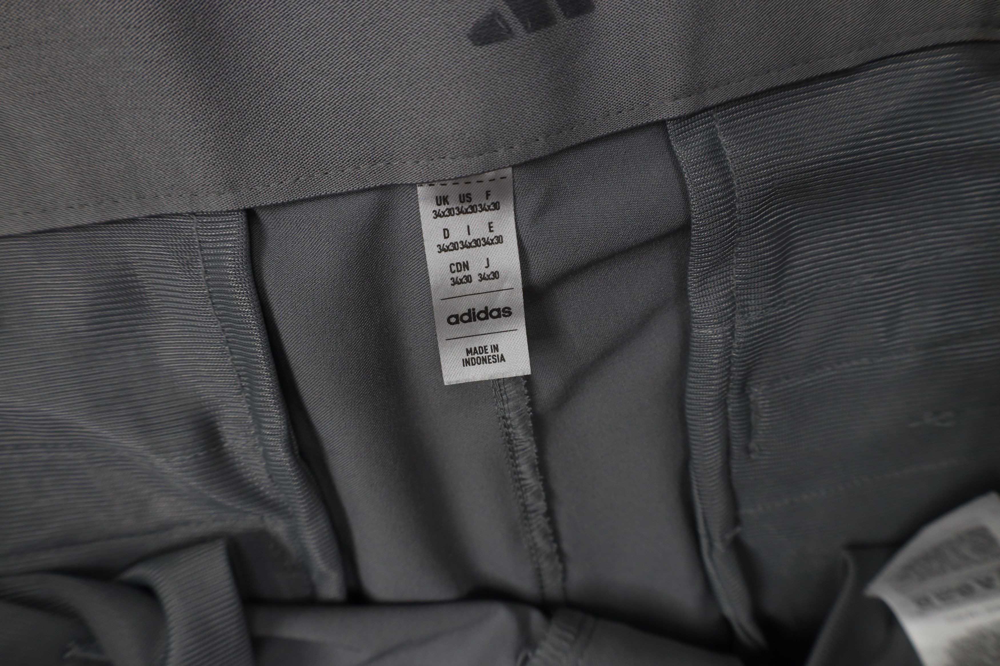 Adidas Adidas Golf Stretch Golfing Straight Leg Chino Pants Gray Size US 34 / EU 50 - 8 Thumbnail